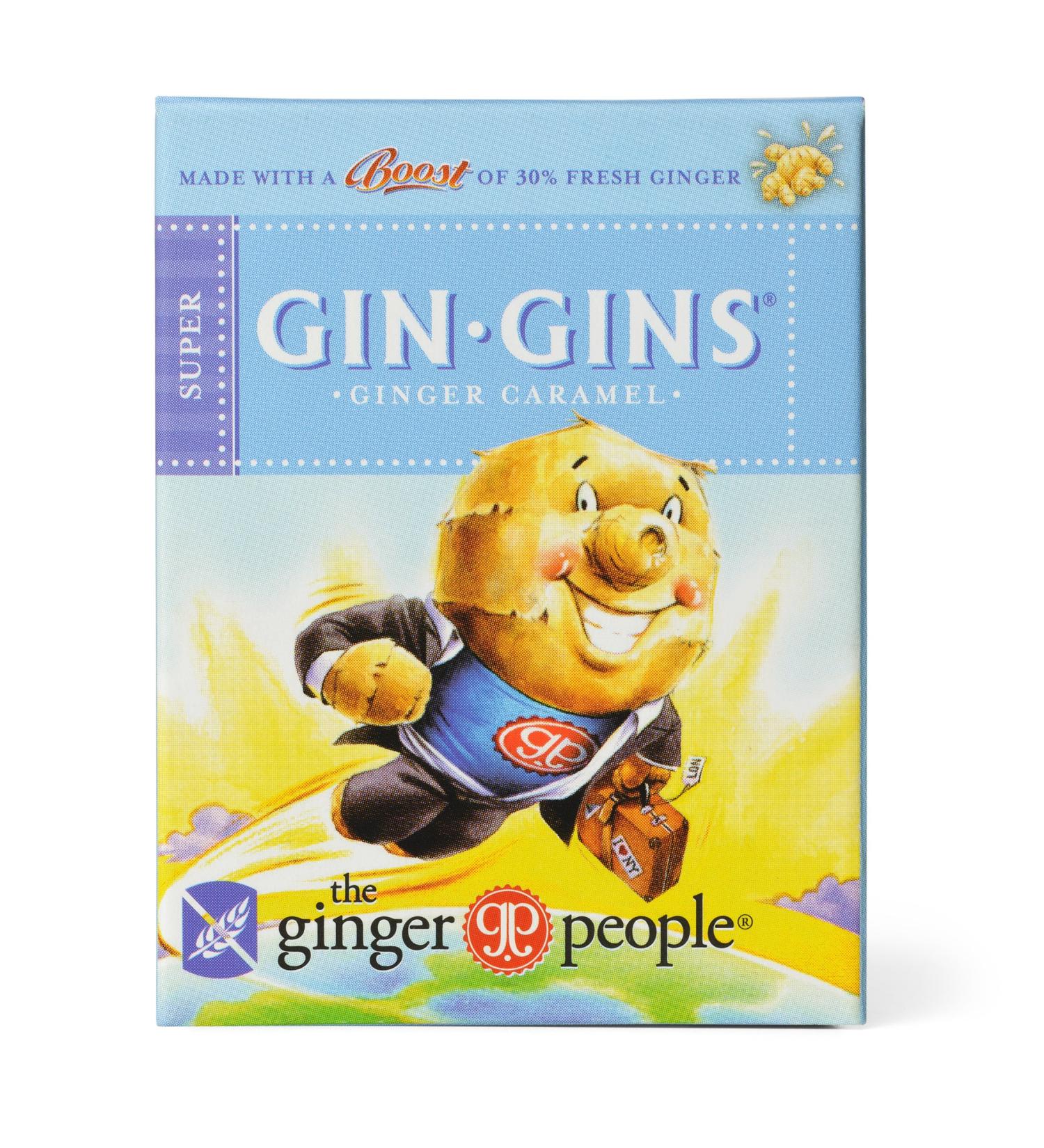 Simpkins The Ginger Party Gin Gins Super Gin Caramel Pack of 6 (6 x 31g)