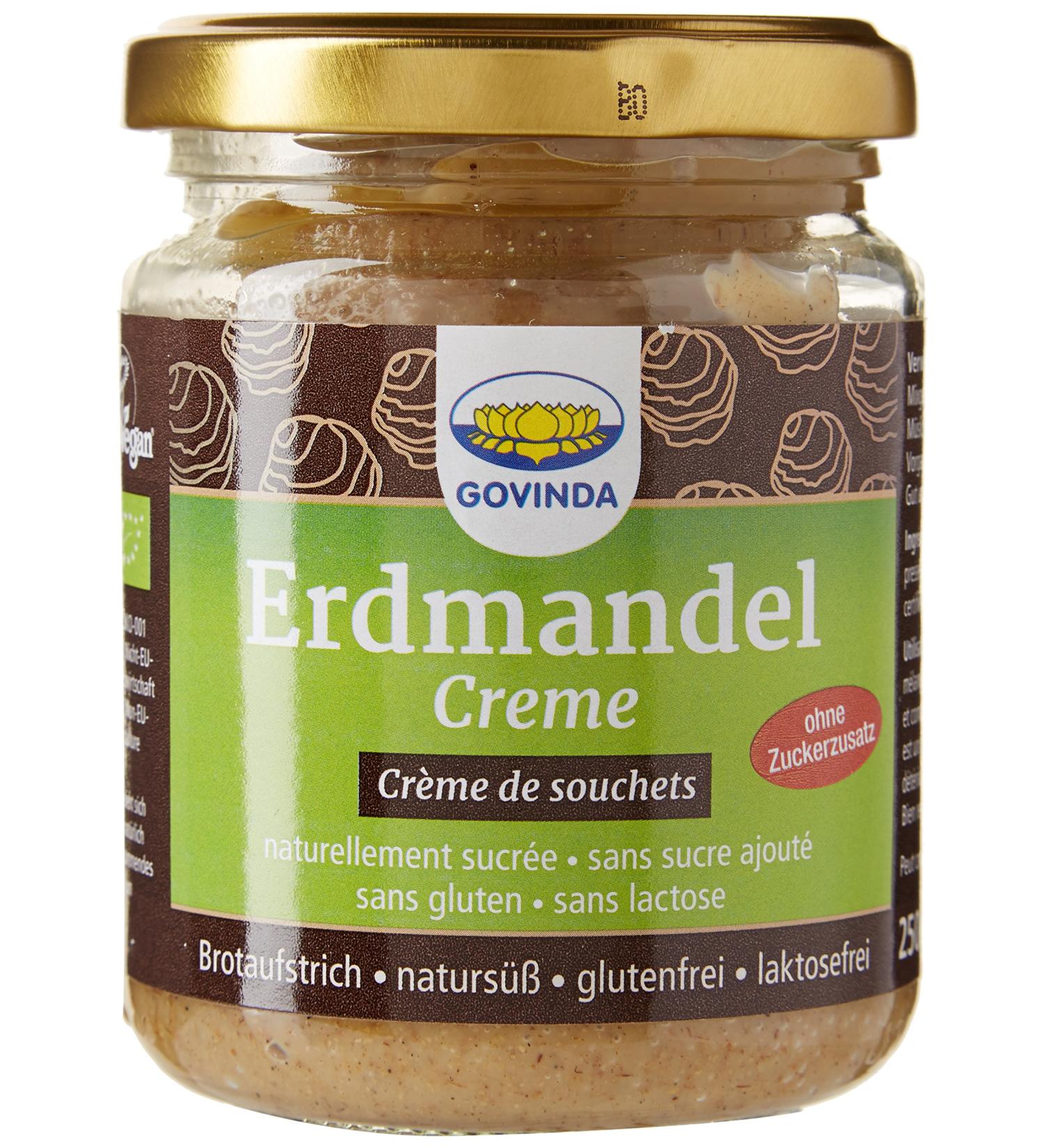 Buy Govinda Tigernut Cream 250g - Nutritious Vegan Superfood for International Shipping - Buy Online on GoSupps.com