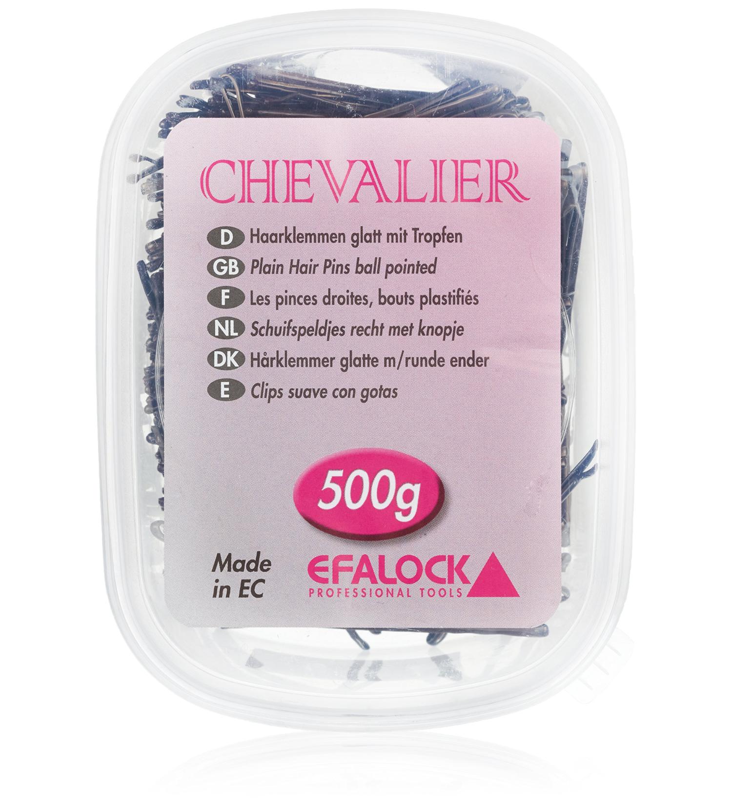 Efalock Professional Chevalier Hair Clips - 7 cm Brown - 1 Pack (0.5 kg) | International Shipping Available - Buy Online on GoSupps.com