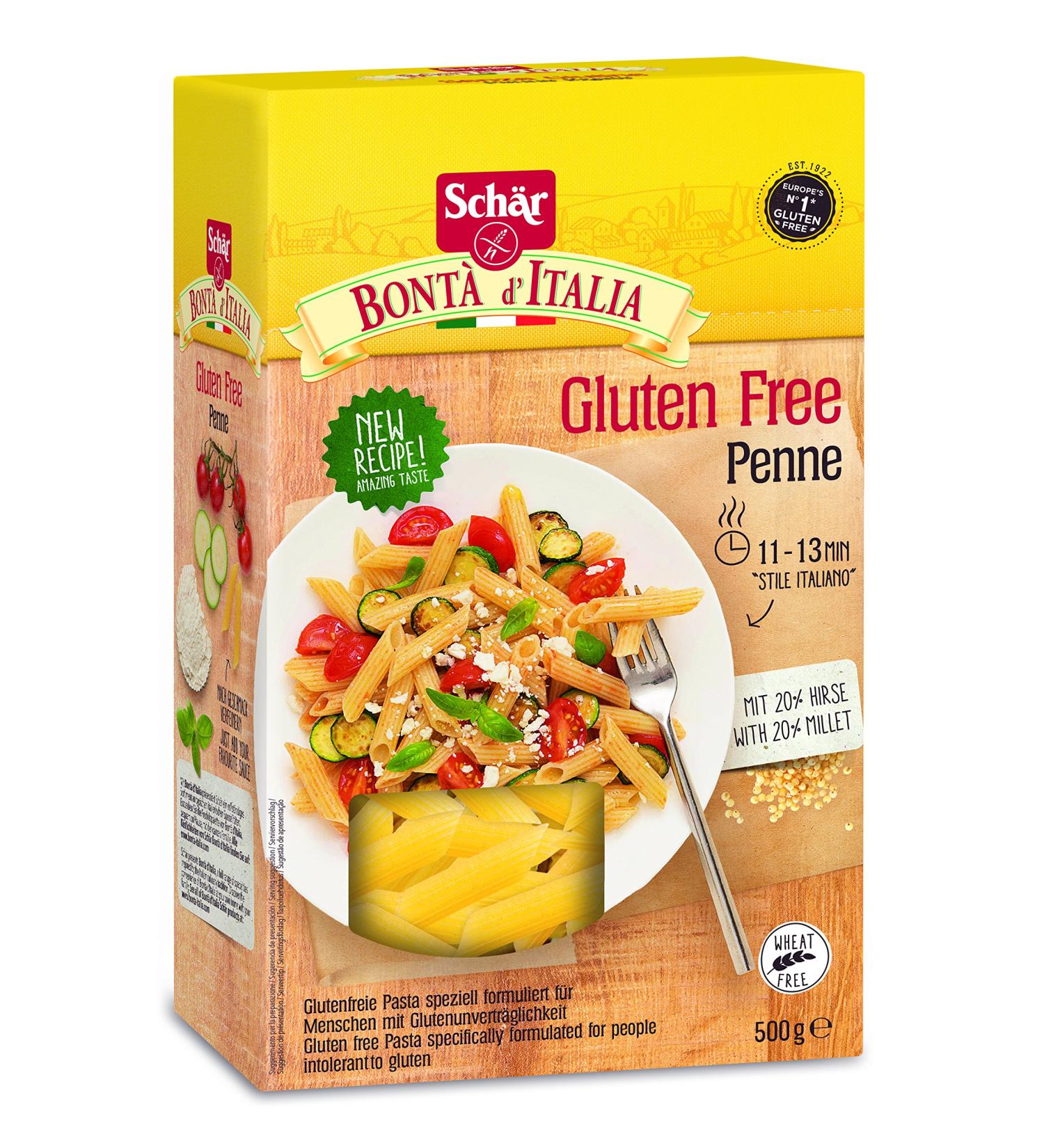  Sch r Dr. Schar Penne Pack of 6 pasta 500g - Buy Online on GoSupps.com