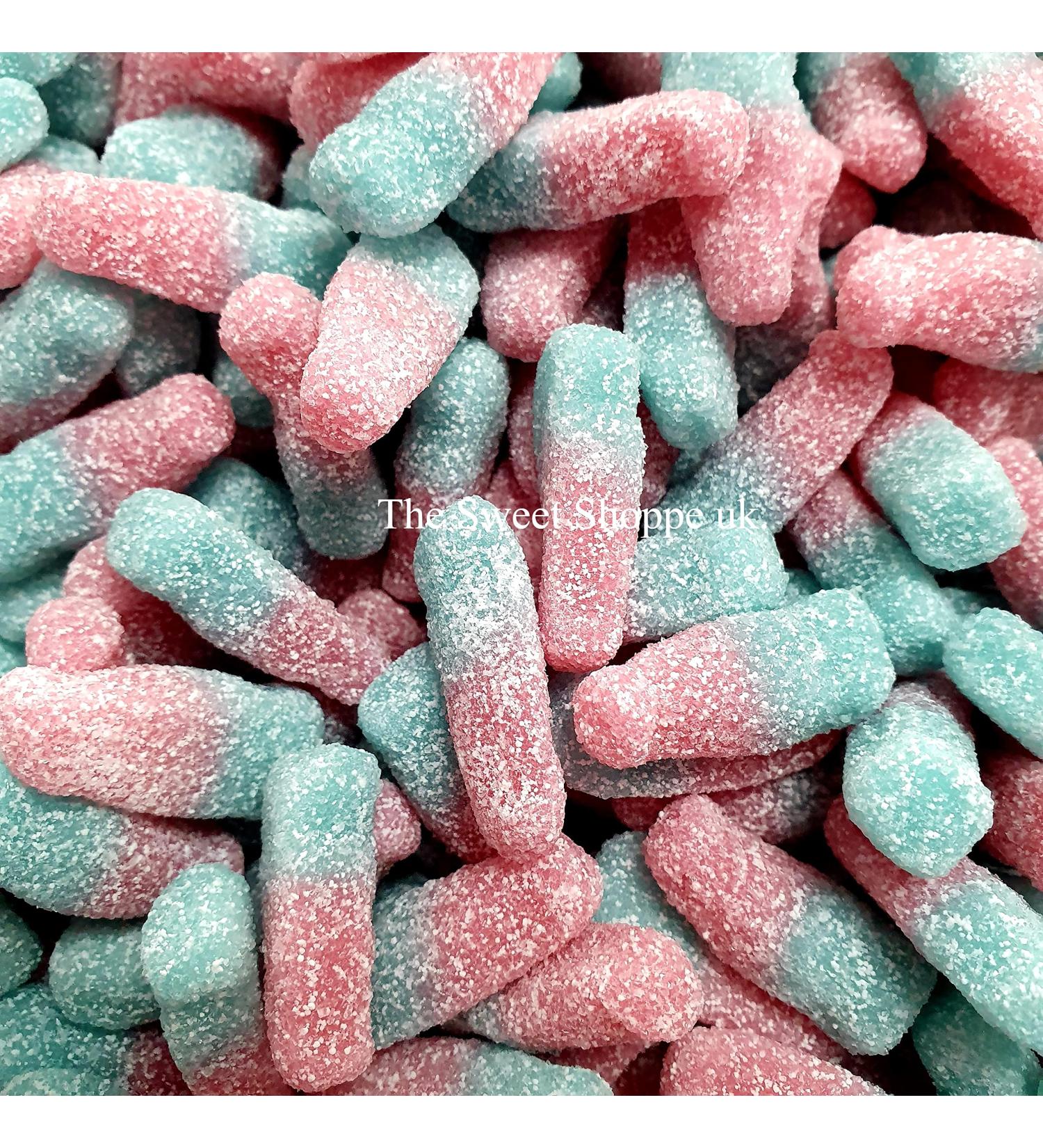 Fizzy Bubblegum Bottles - Pick N Mix Retro Sweet Shop - Wedding - Favours - Candy Treats - Fizzy Sweets - Sour Sweets (400g) - Buy Online on GoSupps.com