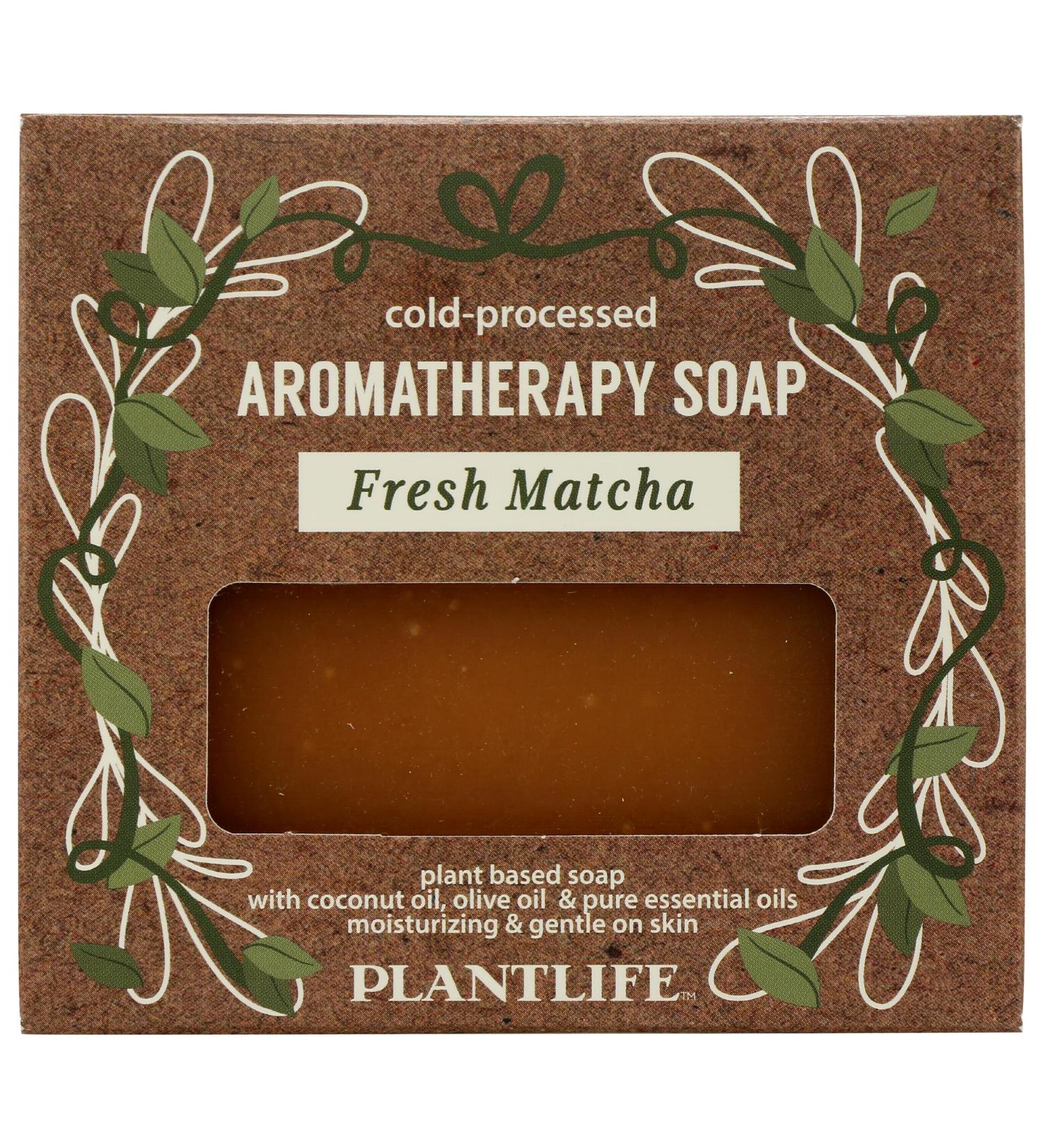 Buy PLANTLIFE Fresh Matcha Bar Soap 4.5 OZ | Natural Skincare for Glowing Skin | International Shipping Available - Buy Online on GoSupps.com