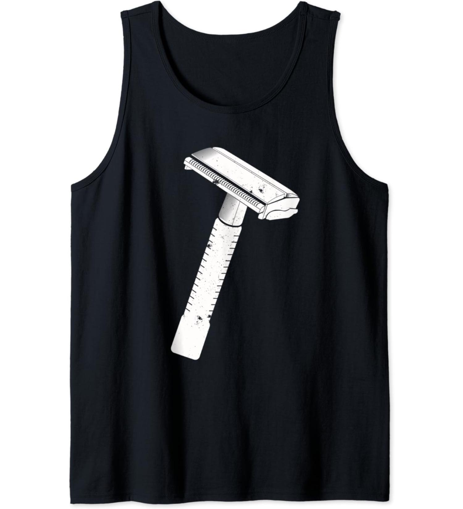 Men's Safety Razor Shaver Beard Tank Top