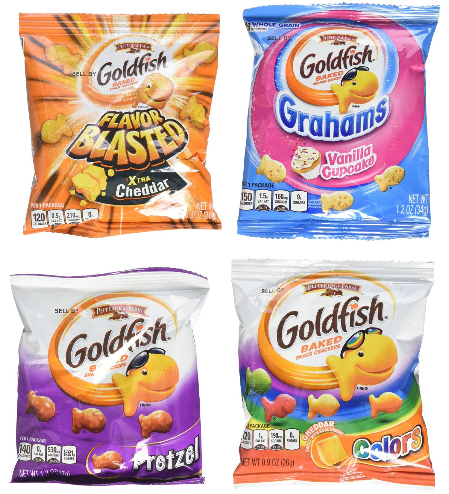 Pepperidge Farm Sweet Savory Goldfish Baked Snacks 45 CT Net Wt 46 oz 46 ounces - Buy Online on GoSupps.com
