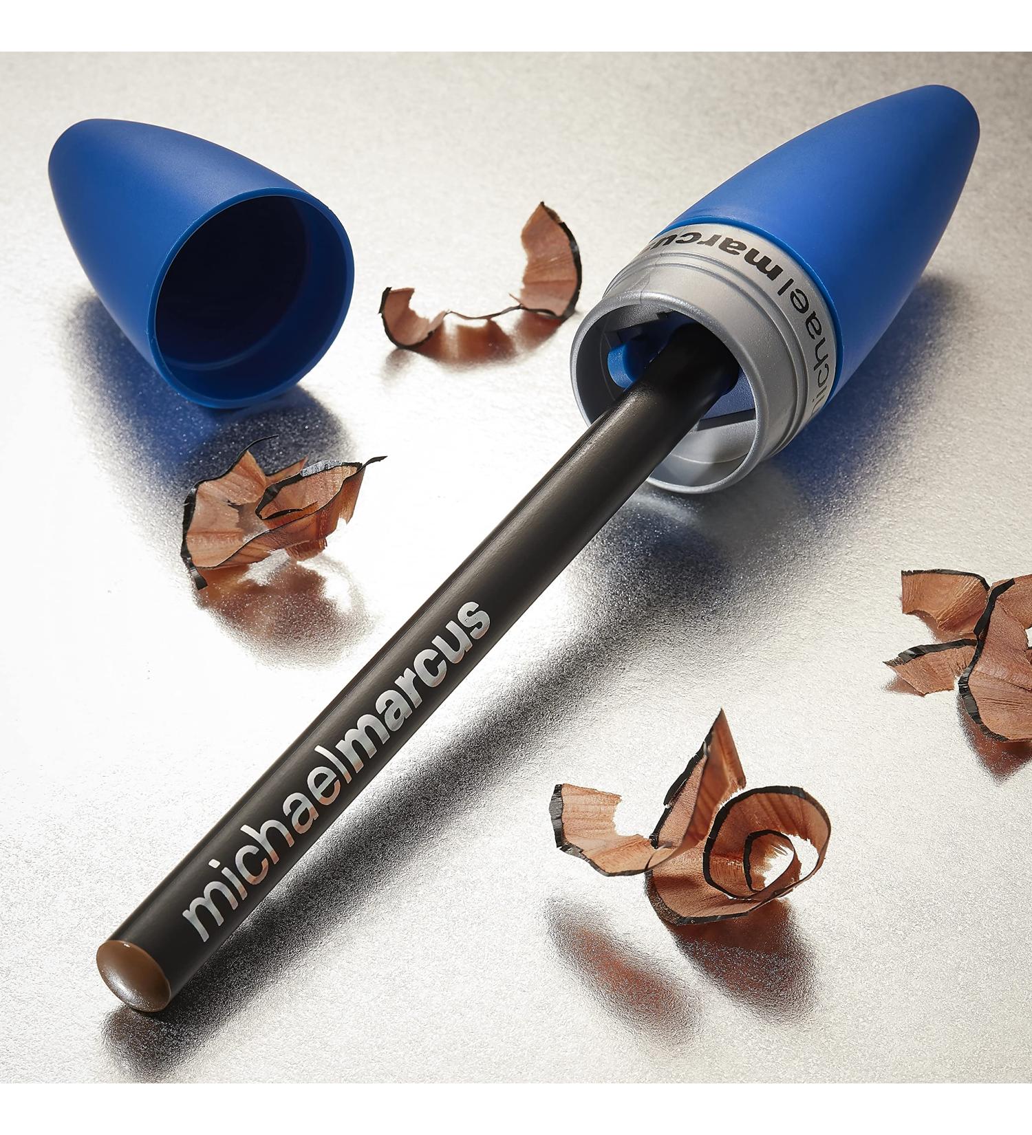 Michael Marcus 3-in-1 Cosmetic Makeup Pencil Sharpener - Travel Friendly & Easy to Clean - Blue - Buy Online on GoSupps.com
