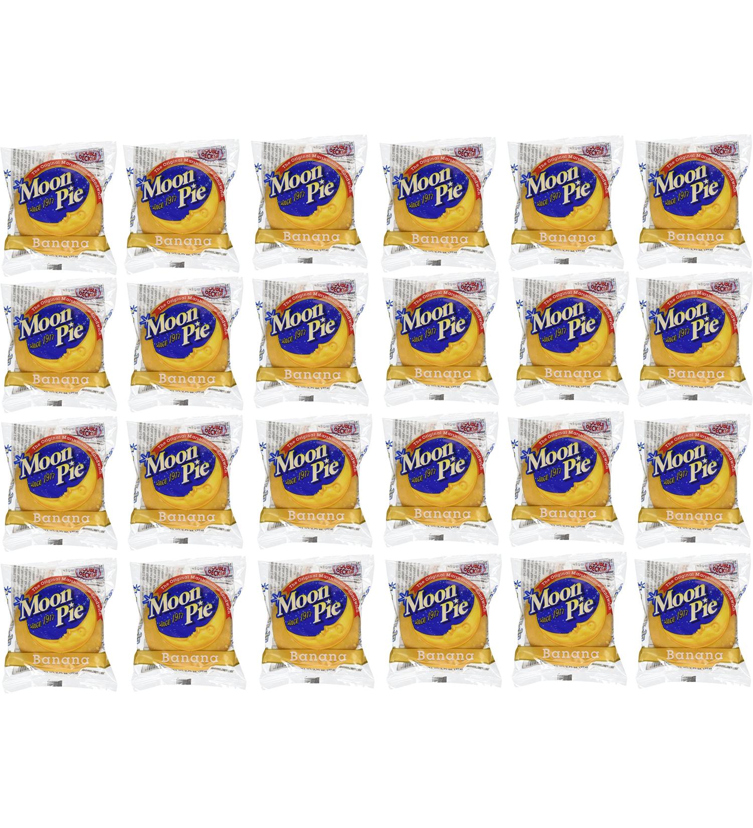 Moon Pie Double Decker Banana 24 - Delicious Snack for Anytime - Buy Online on GoSupps.com