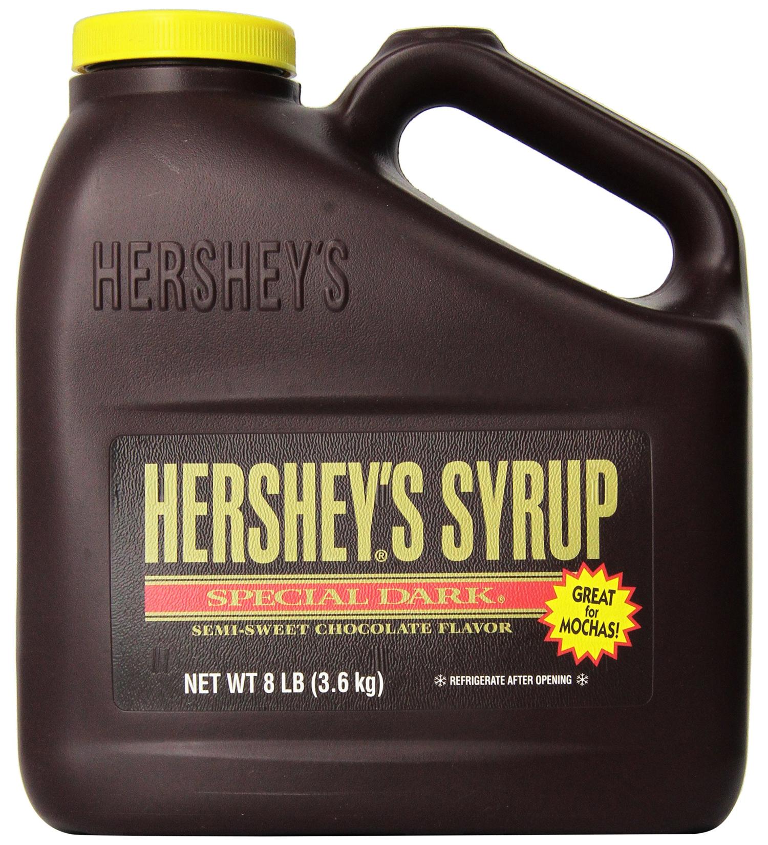Hershey's Special Dark Syrup - 8-Pound Bottle | Rich Chocolate Flavor | Shop Now - Buy Online on GoSupps.com