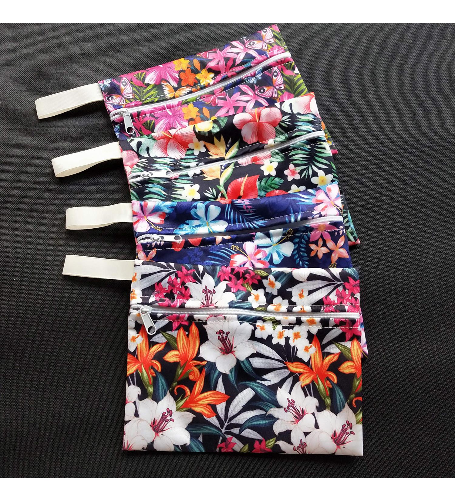 MissC2C 4pcs Waterproof Mini Wet Bags for Menstrual Pads & Liners - Multi-functional Use as Makeup Bags or Purse - Buy Online on GoSupps.com