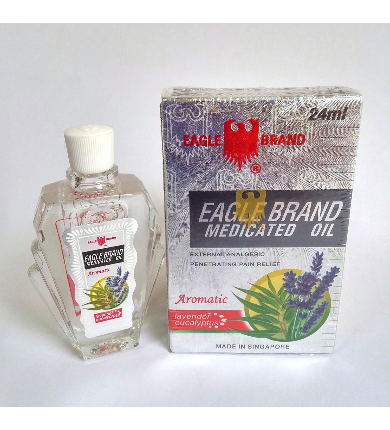 Eagle 6 Packs - 24ml Brand Medicated Oil External Analgesic (Aromatic-Lavender Eucalyptus) D u gi 24ml ( ) ( ) - Buy Online on GoSupps.com