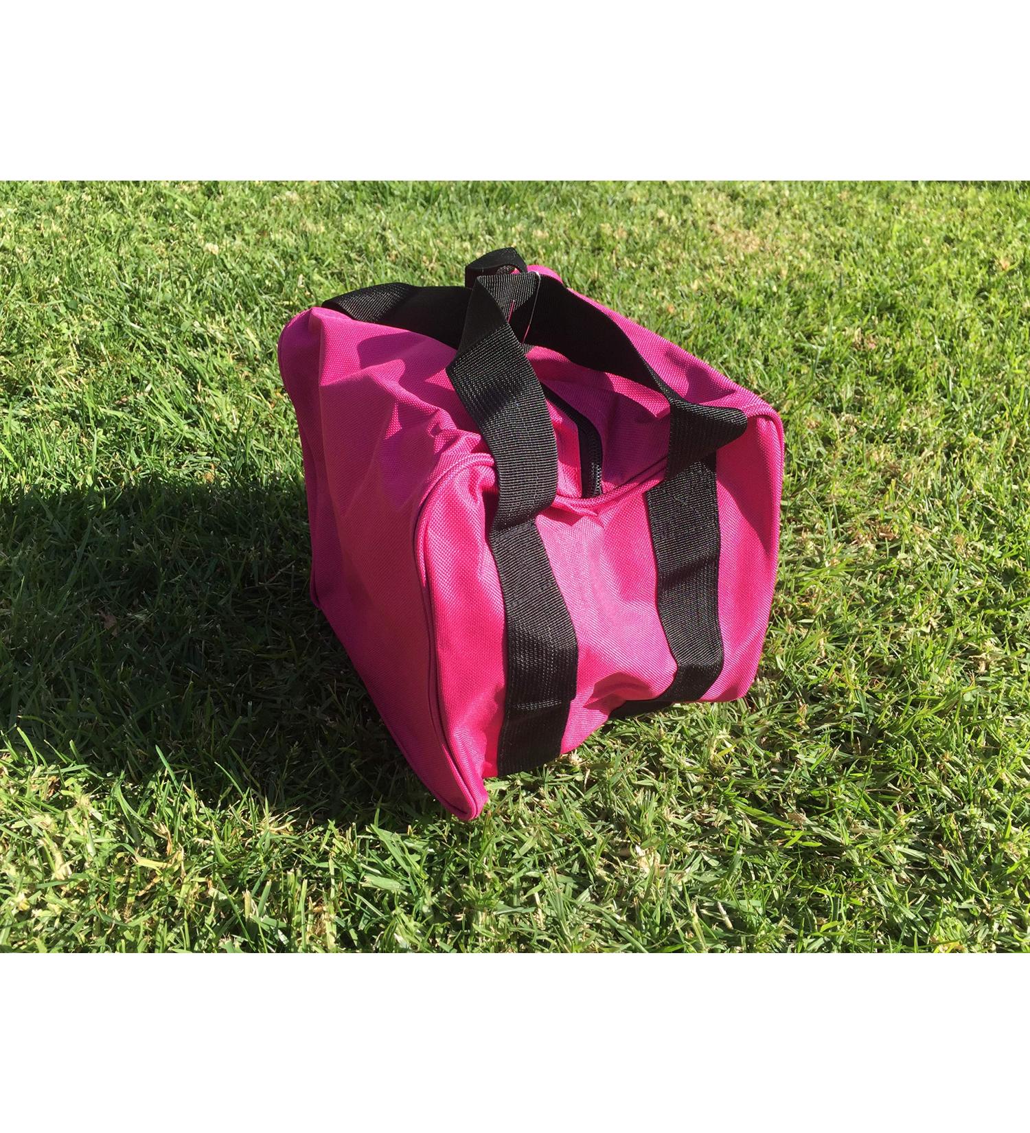 BuyBocceBalls Extra Heavy Duty Nylon Bocce Bag - Pink/Black Handles (4 of 7) - Buy Online on GoSupps.com