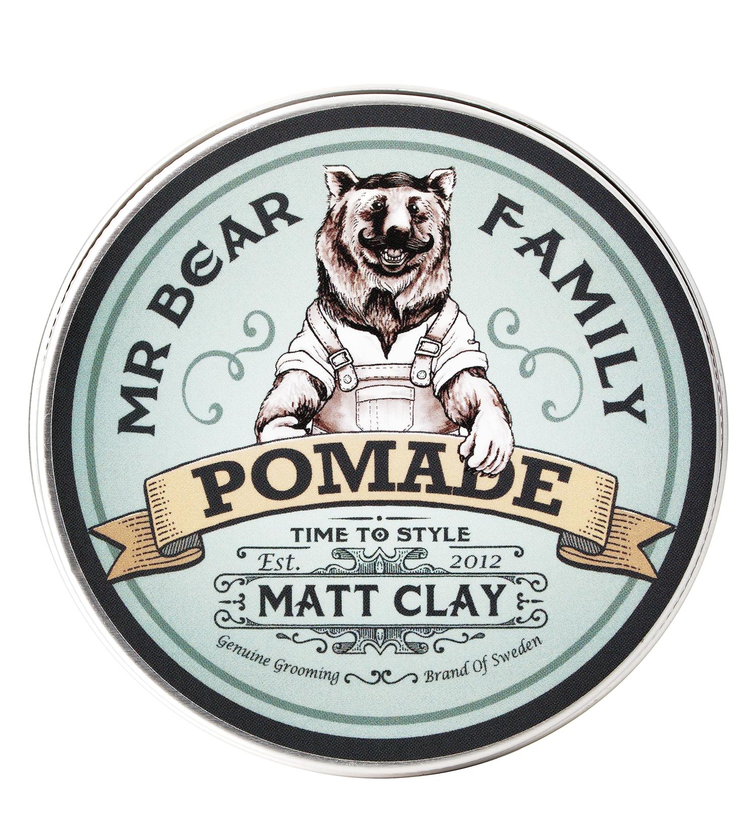 Matte Hair Pomade for Men - Medium Hold Water Based Styling Pomade with Kaolin Clay - 100ml - Buy Online on GoSupps.com