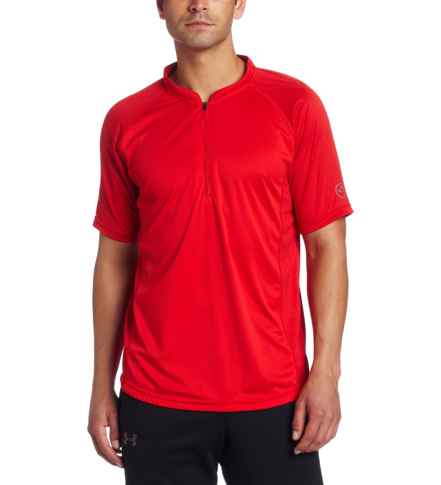 Zumba Fitness Z Performance Men's Zip Front Shirt S Dragon