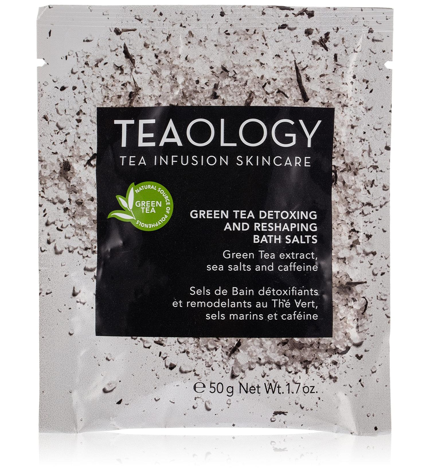 Teaology Tea Infusion Skincare Green Tea Detoxing & Reshaping Salt Bath 50 g