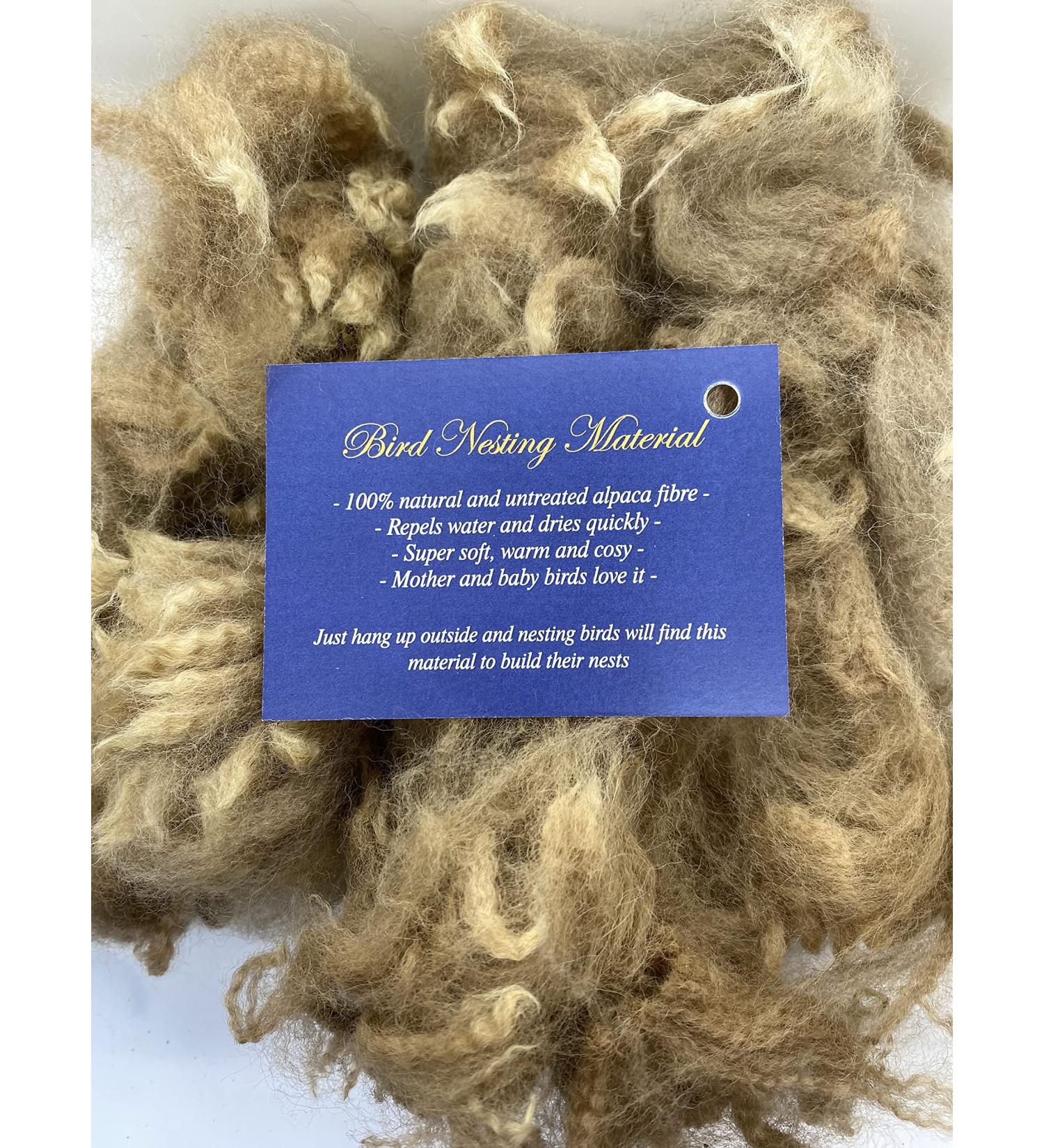 Bird Nesting Material (Alpaca Fibre) Wool Natural Organic - Buy Online on GoSupps.com