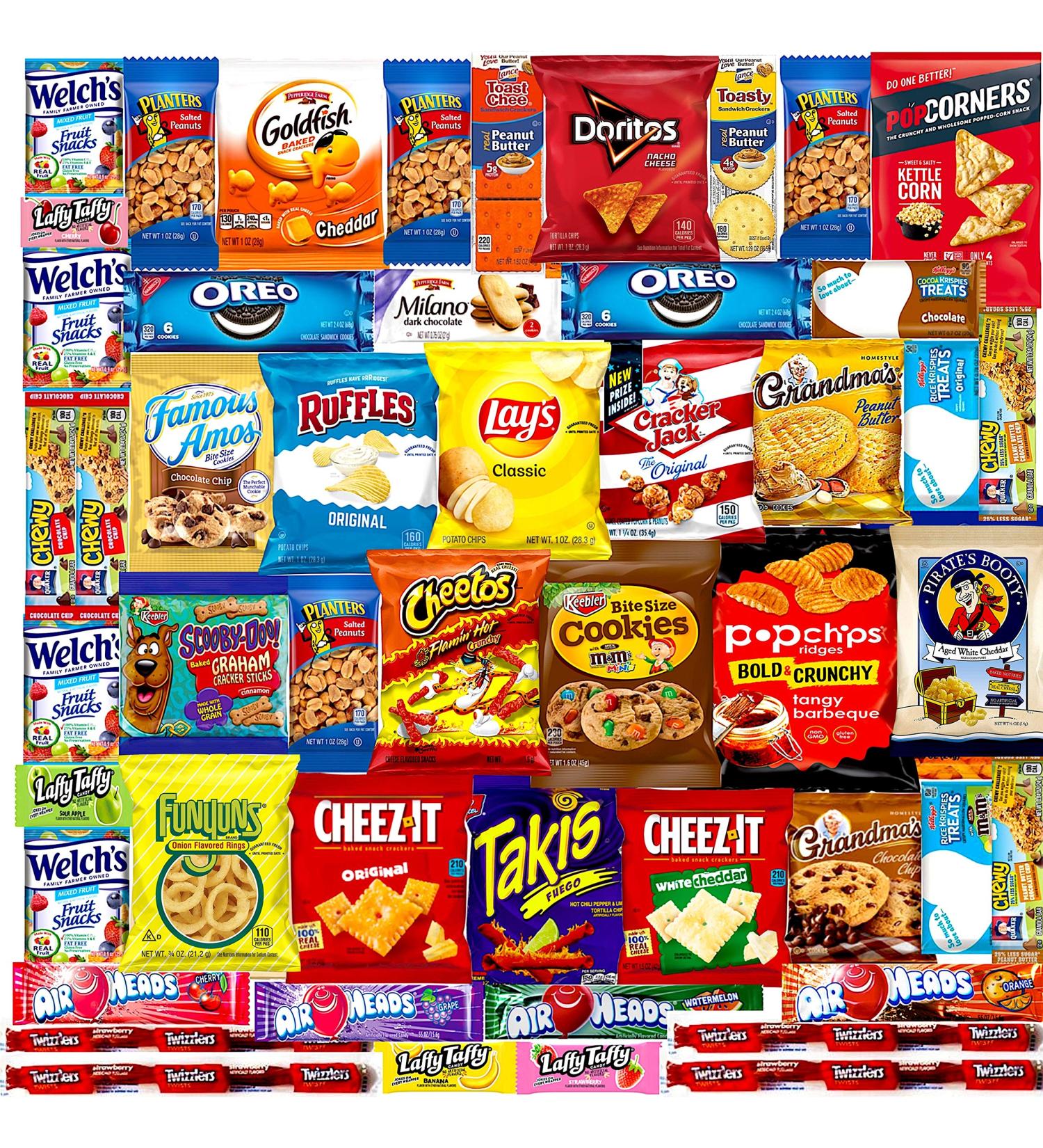 Ultimate Variety Sampler Care Package - 50 Piece Set for Halloween, Christmas, and More - Buy Online on GoSupps.com