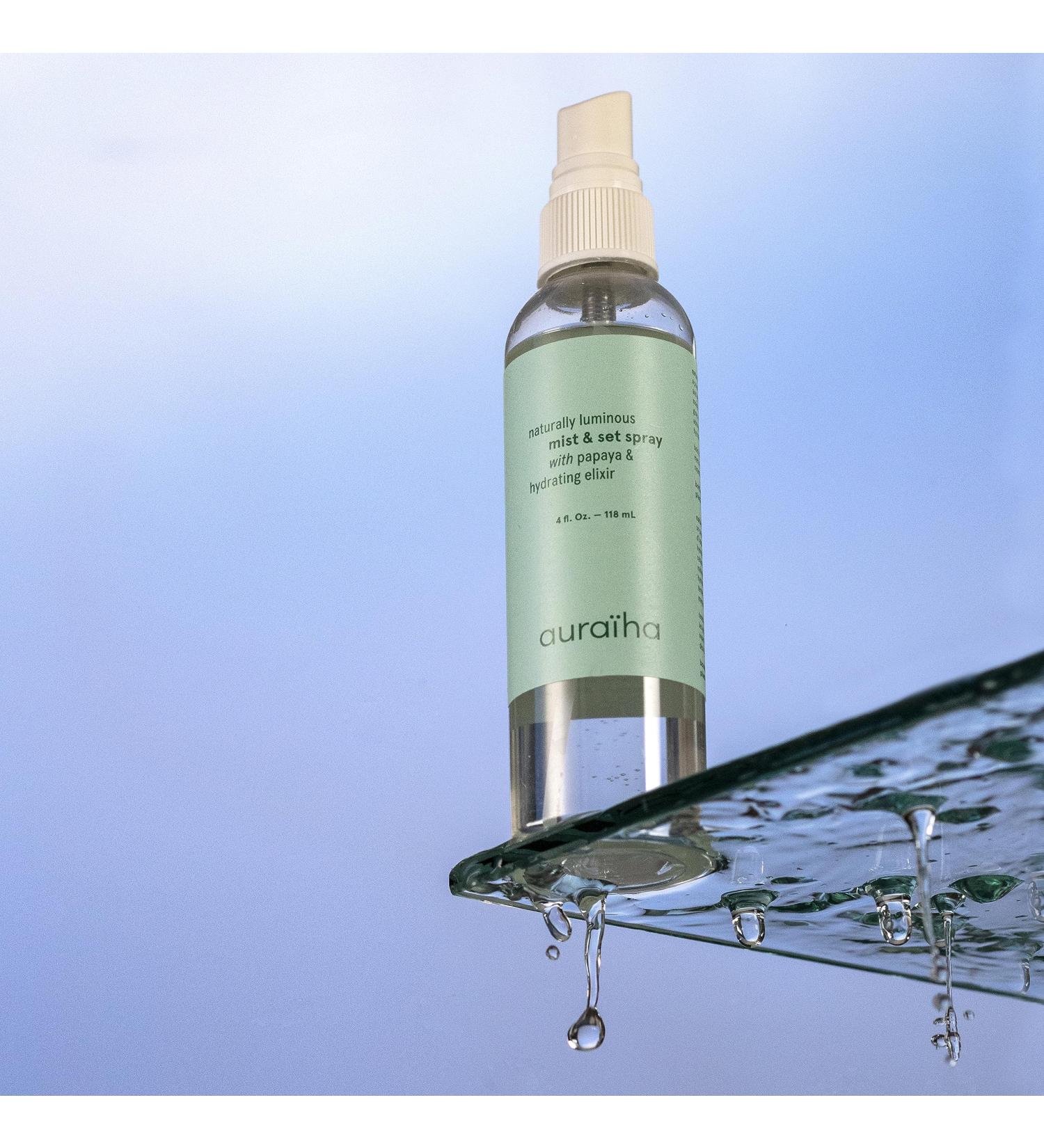 Auraiha Naturally Luminous Mist and Set Spray Papaya Hydrating Elixir with Witch Hazel & Betaine Multi-Purpose Mist for Makeup and Skincare Small - Buy Online on GoSupps.com