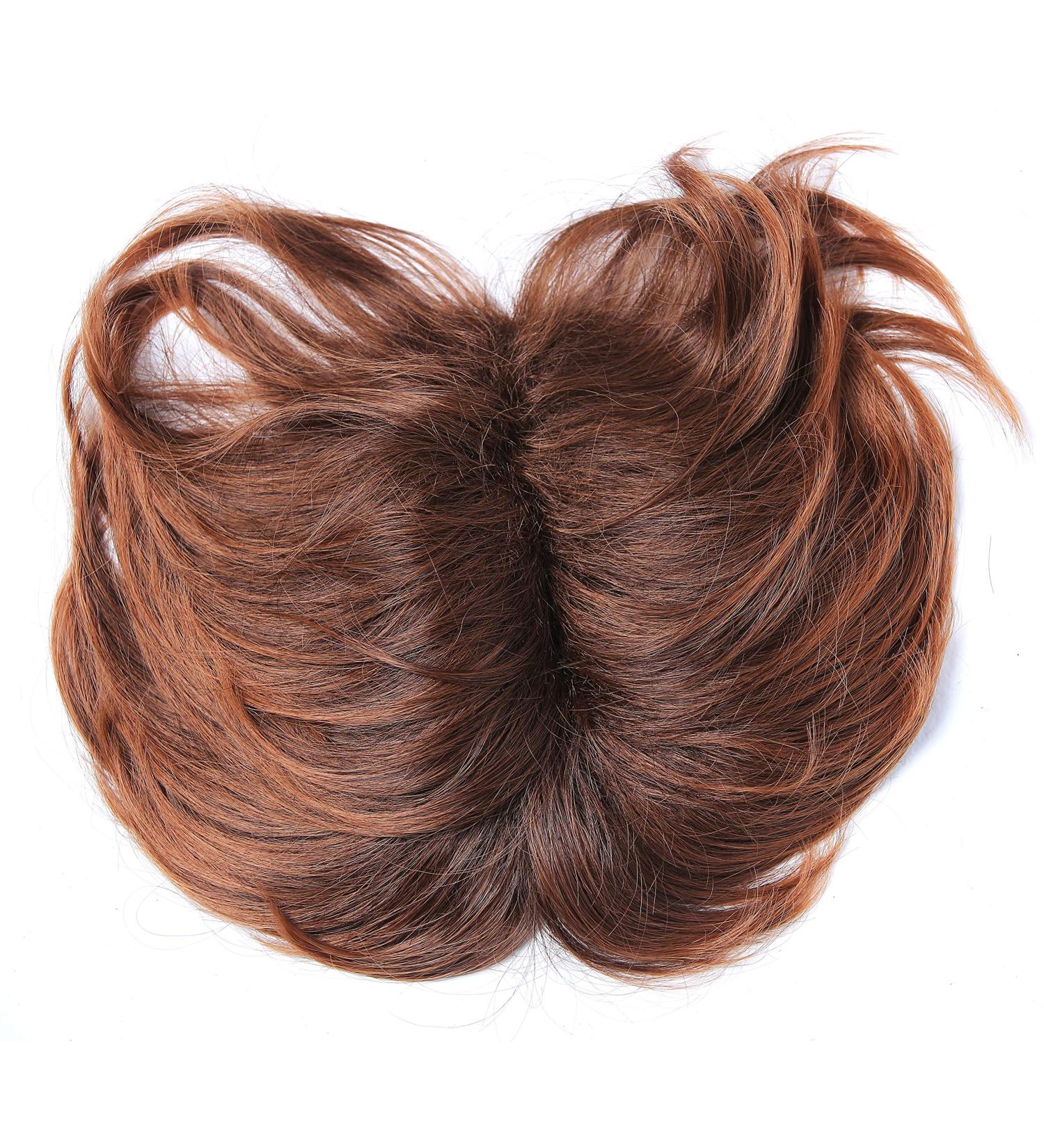WIG ME UP - TYP-432-10BTM30 Hairpiece toupee Hair Thickening Clip-in Clips parted brown copper brown mix - Buy Online on GoSupps.com