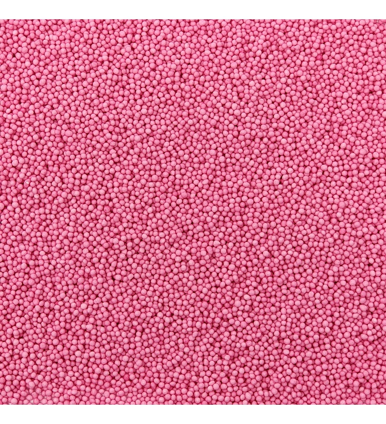 Pink Sprinkles - 35g of Pink Cake Sprinkles Toppers Decorations 100s 1000s Mini Balls Nonpareils