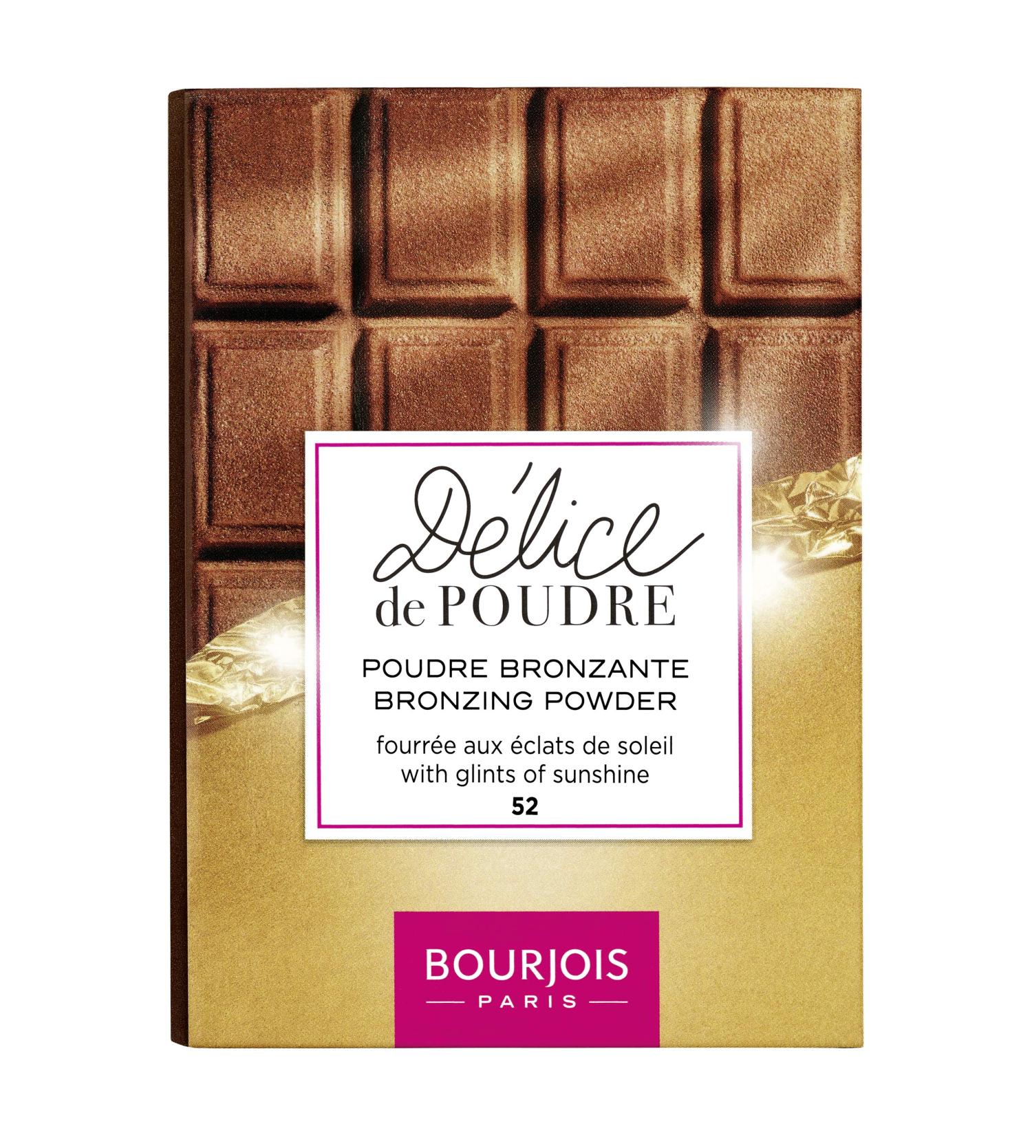 Bourjois Delice De Poudre Bronzer 52 Taned and Dark Complexions 16g - Tanned/Dark Bronze - Buy Online on GoSupps.com