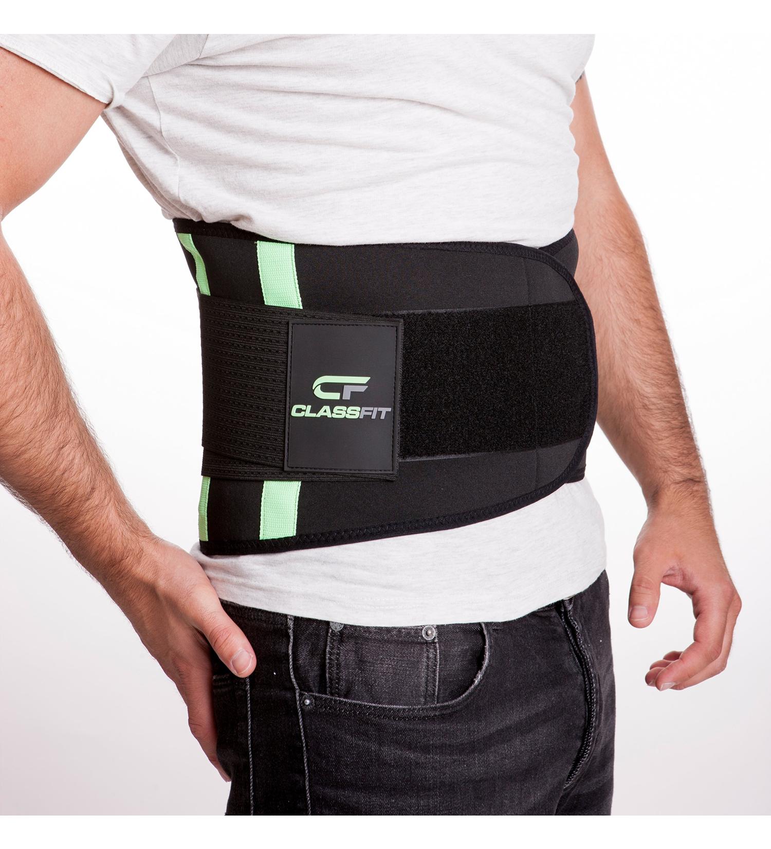 Back Bandage Support Belt for Everyday & Sports | Reliable Injury Protection | Double Closure for Perfect Fit | Available in 5 Sizes (L: 86-95cm) - Buy Online on GoSupps.com