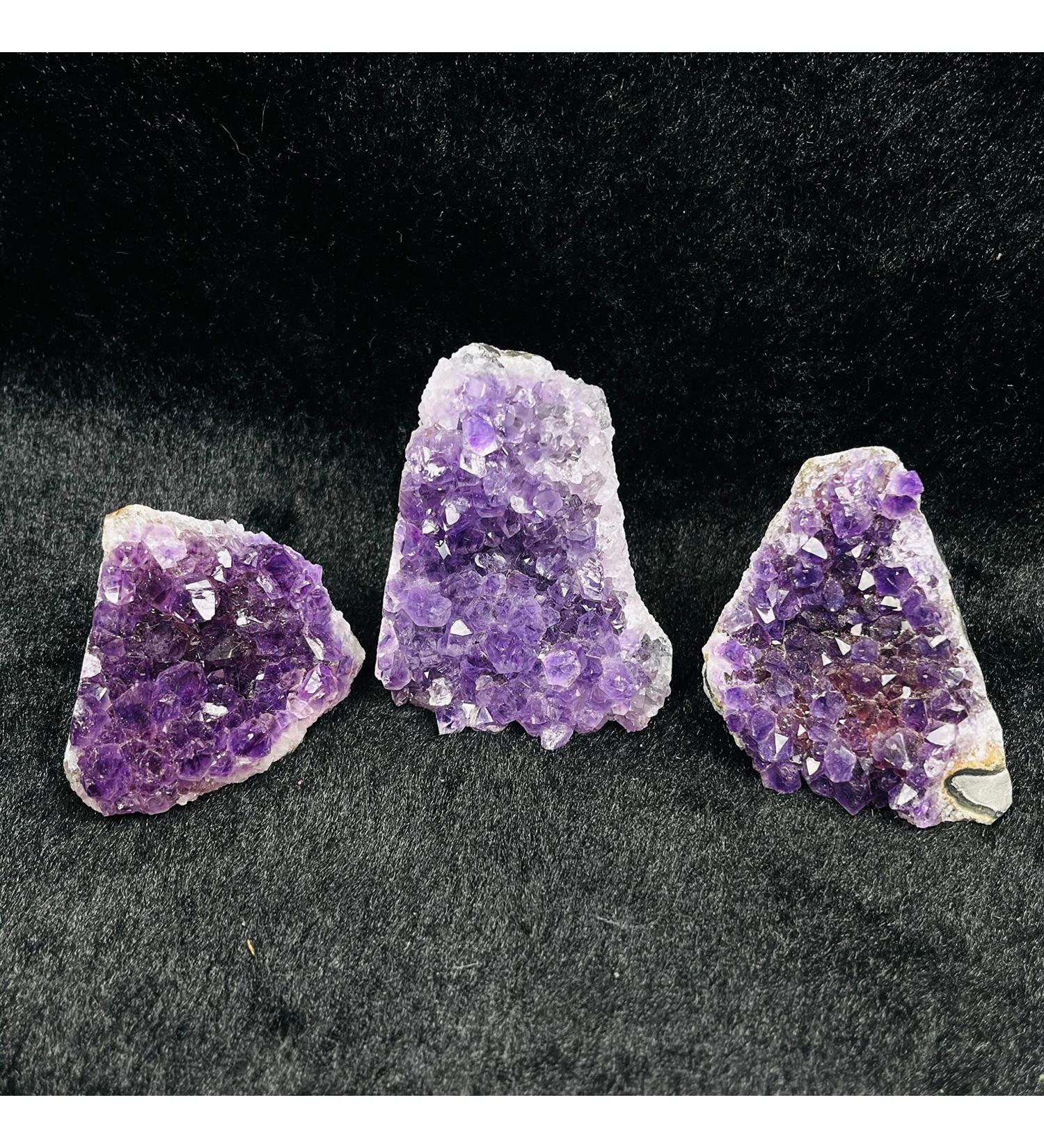 Amethyst Crystals Natural Uruguay Dream Amethyst Quartz Crystal Cluster Specimen JIZTGEDM 50-100g - Buy Online on GoSupps.com