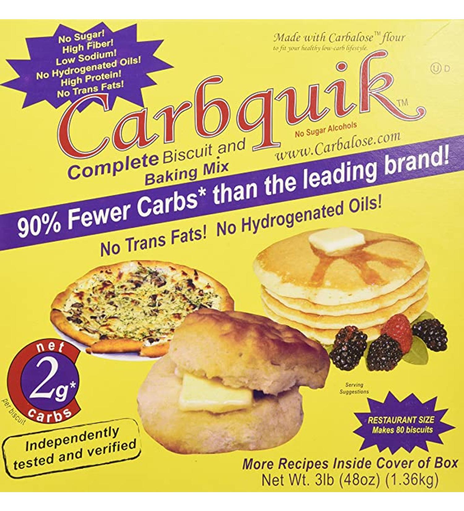 Carbquik Baking Mix 3 lb - Low Carb, Gluten-Free & Versatile Baking Solutions - Buy Online on GoSupps.com