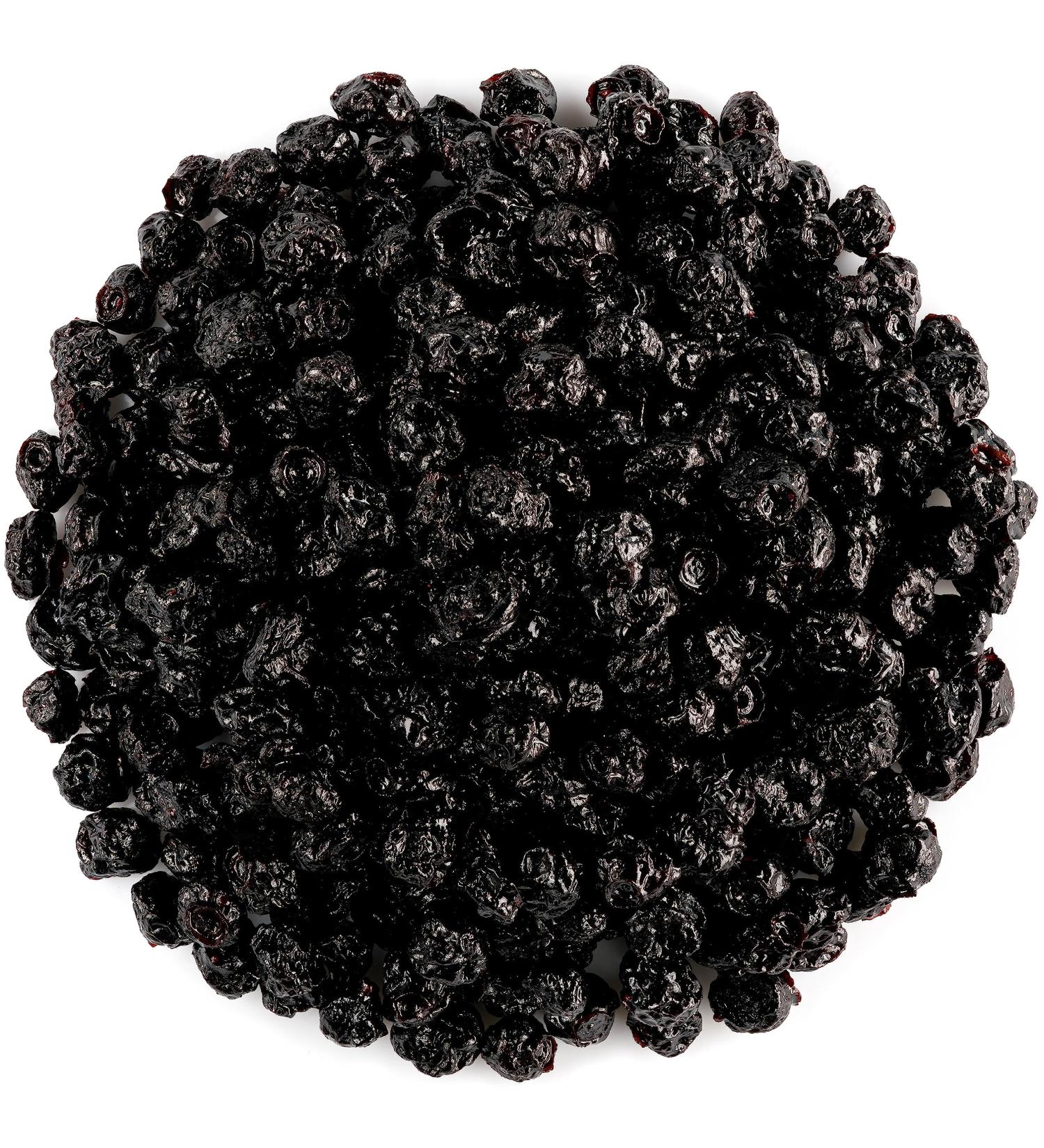 Blue Berries Whole Organic Billberies - Dehydrated unsweetend no sugar added blueberrys - Vaccinium myrtillus L 100g - Buy Online on GoSupps.com