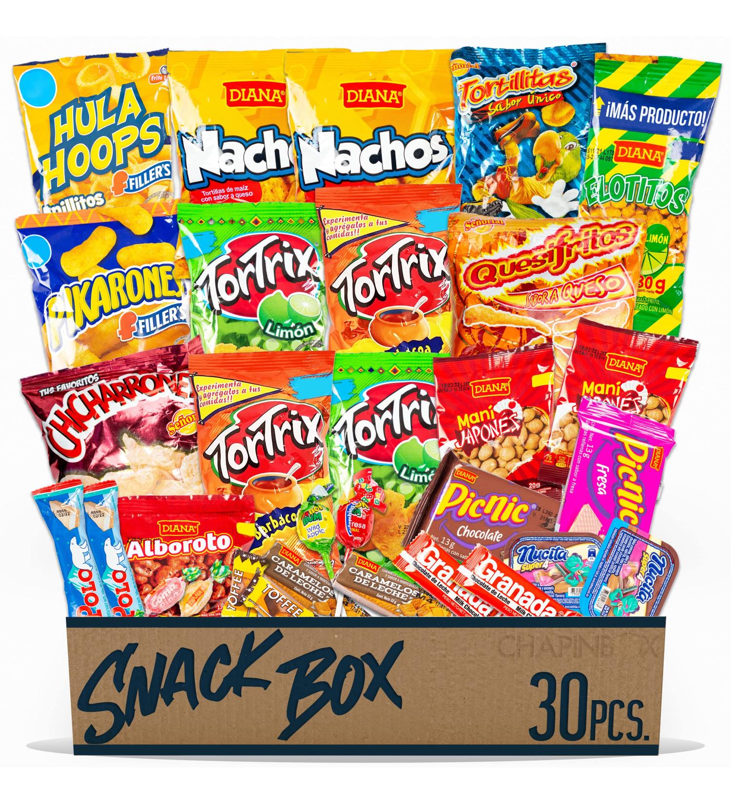 Guatemala International Snack Box | Premium Exotic Foreign Snacks | Variety Munchies Box | 30 Piece Set - Buy Online on GoSupps.com
