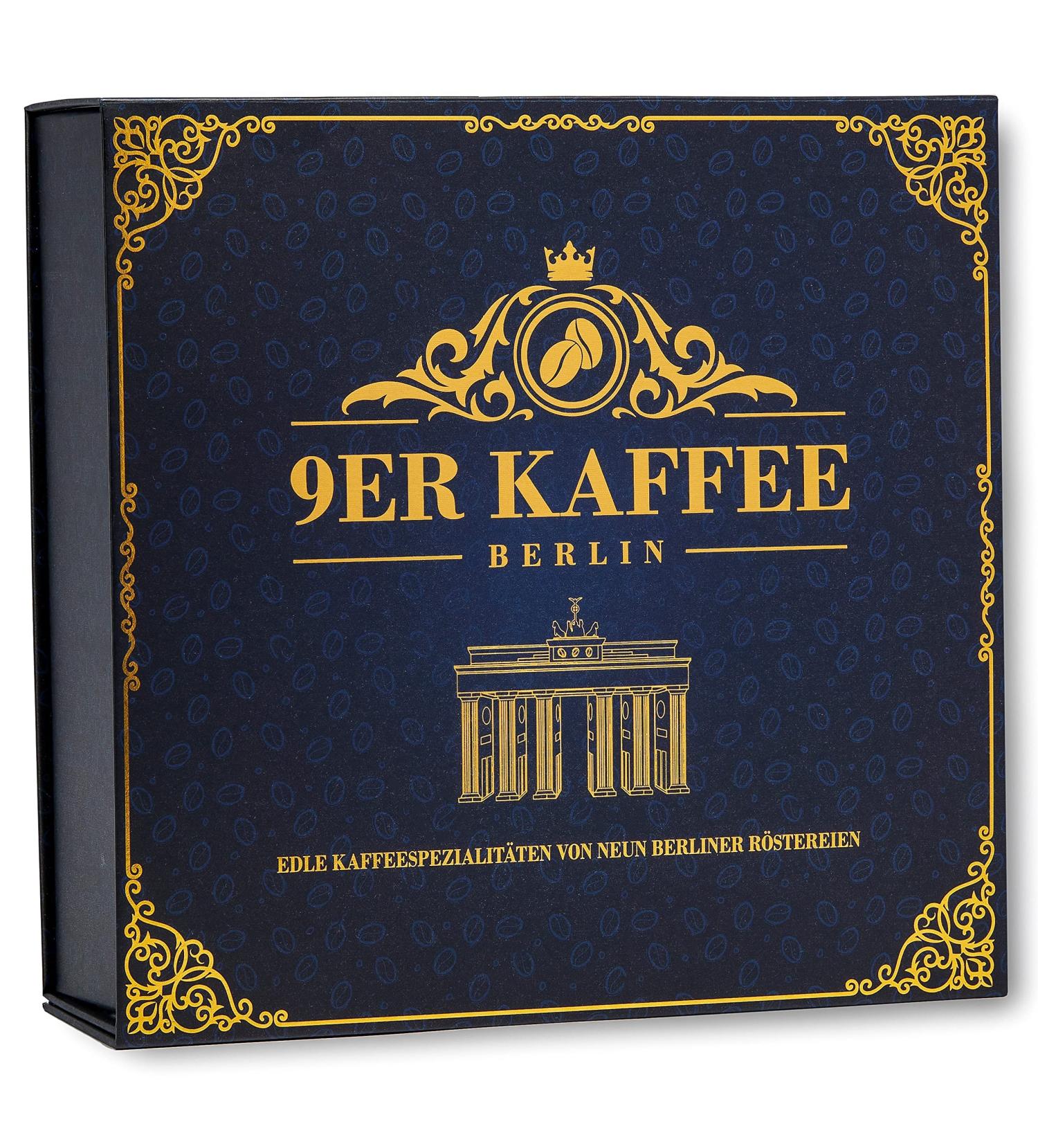 Coffee Gift Set from 9 Berlin Roasters | 9 Premium Coffee Types | Perfect Christmas & Birthday Gift Box for Coffee Lovers - Buy Online on GoSupps.com