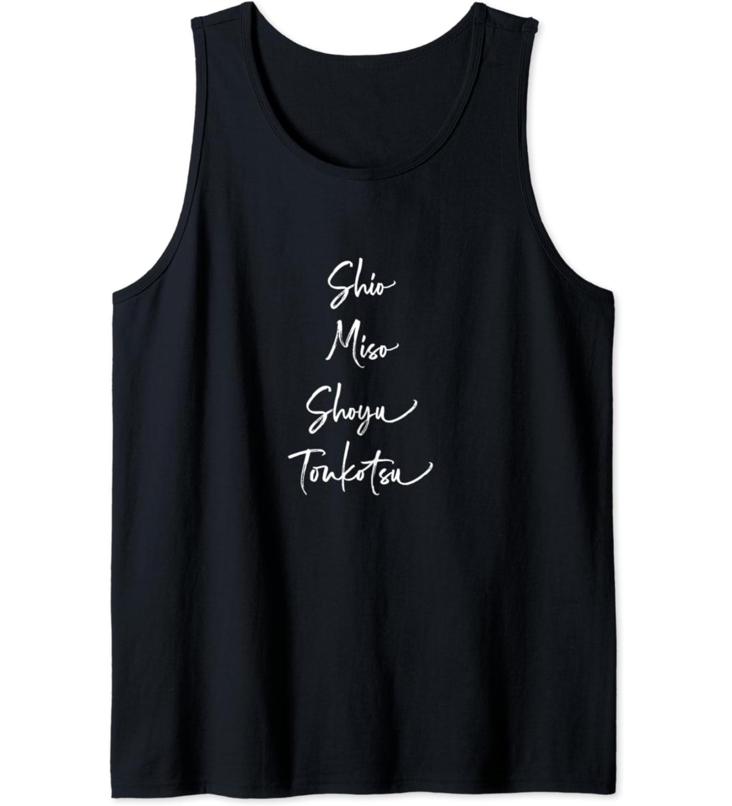 Shio Miso Shoyu Toukotsu - Japanese Ramen Varieties Tank Top