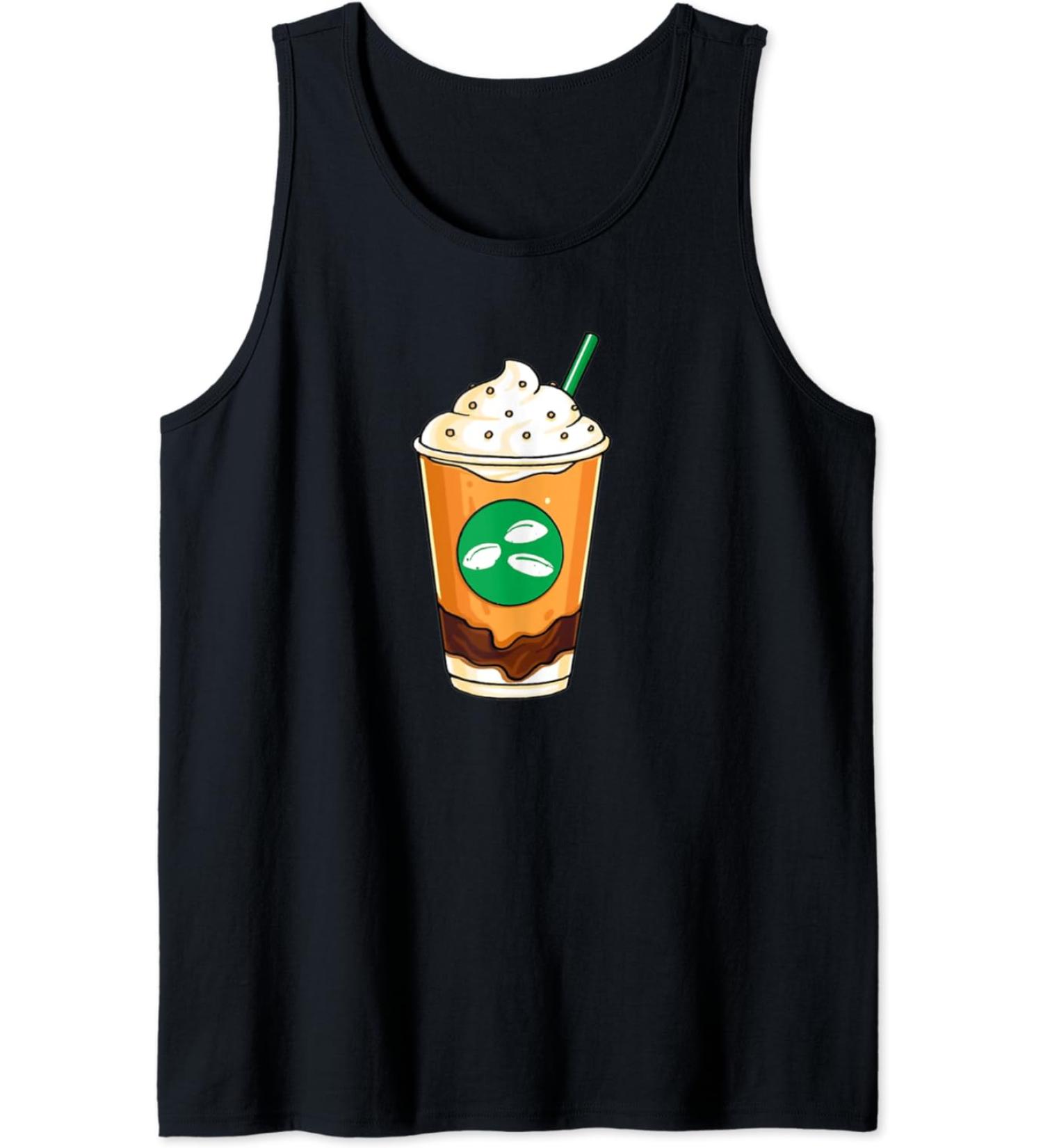Coffee Lovers Delight Creamy Tasty Coffee Design Tank Top