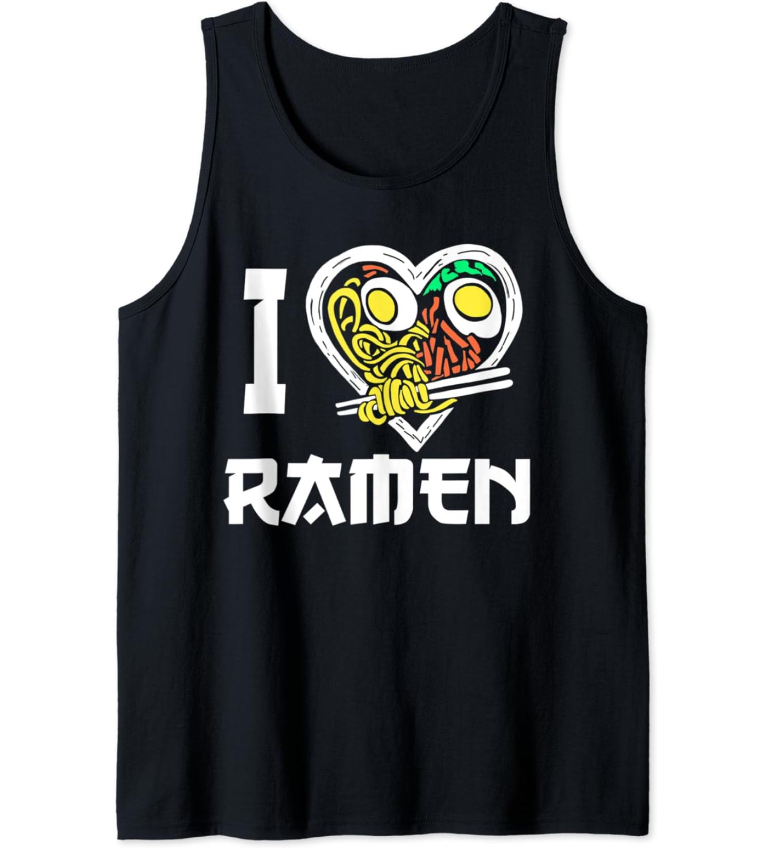 I Heart Ramen Noodles Tank Top