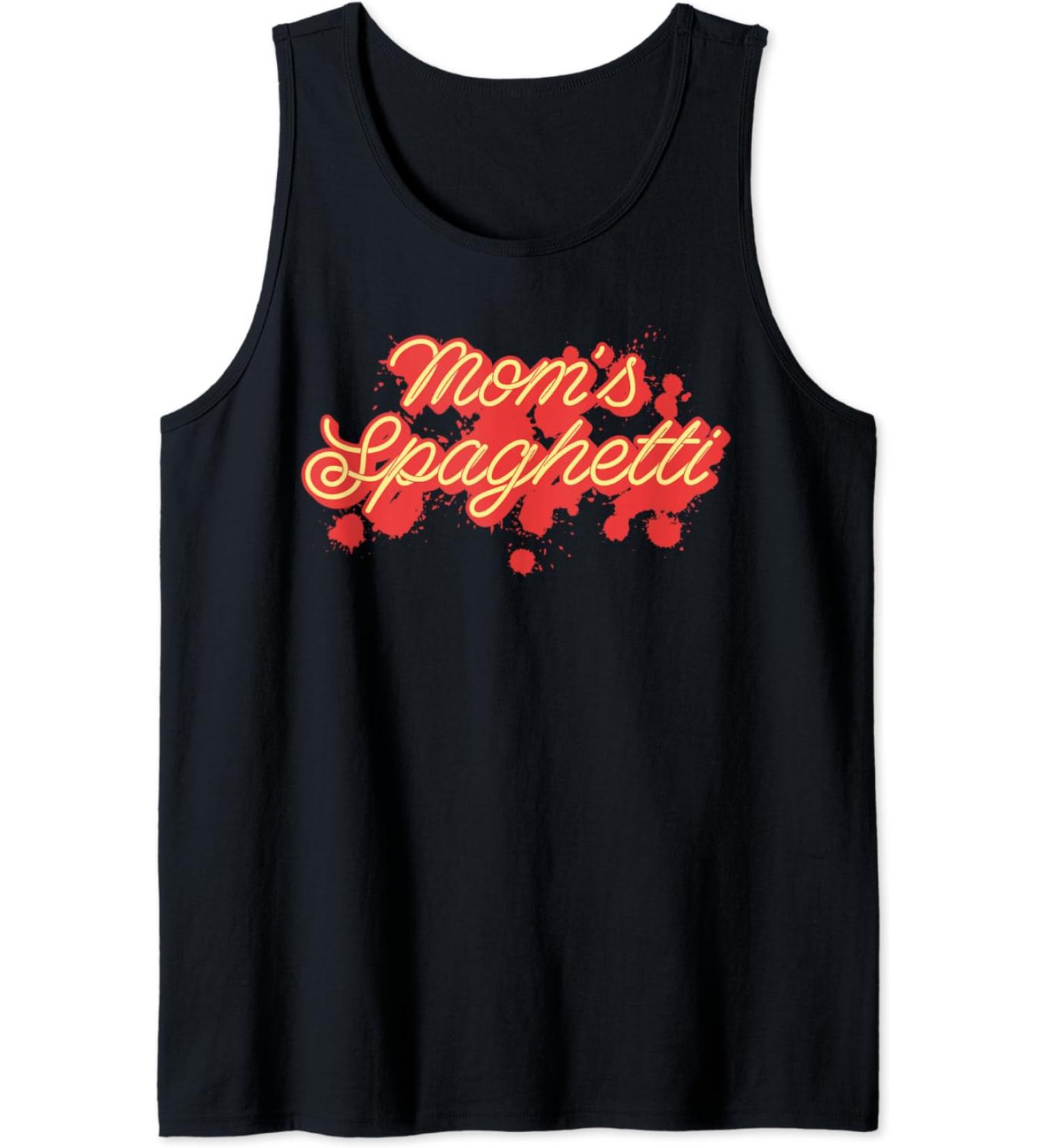 Mom's Spaghetti Meatballs Tomato Sauce Mother's Day Mommy Tank Top