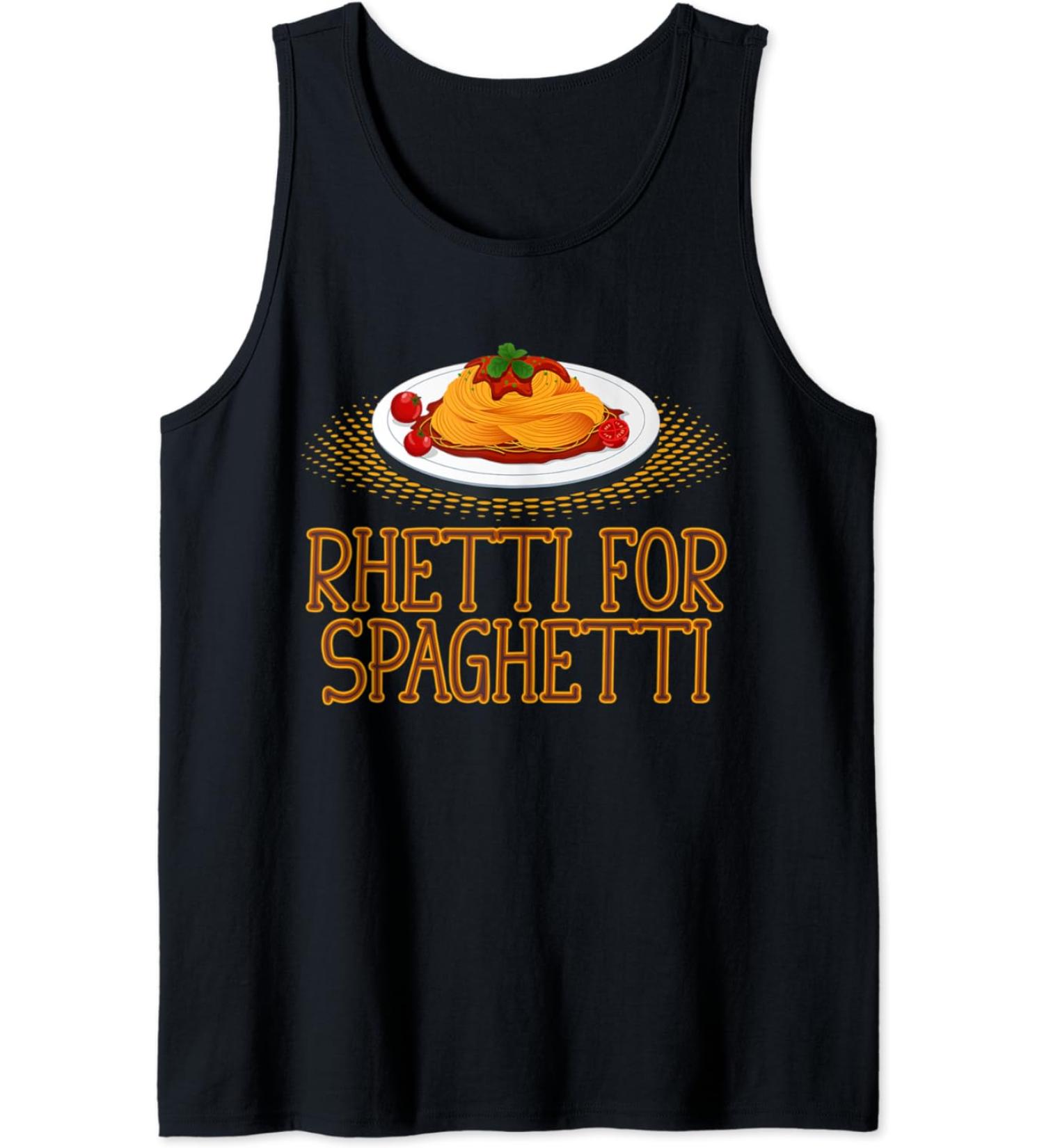 Rhetti For Spaghetti Ready Eat Pasta Meatballs Tomato Sauce Tank Top