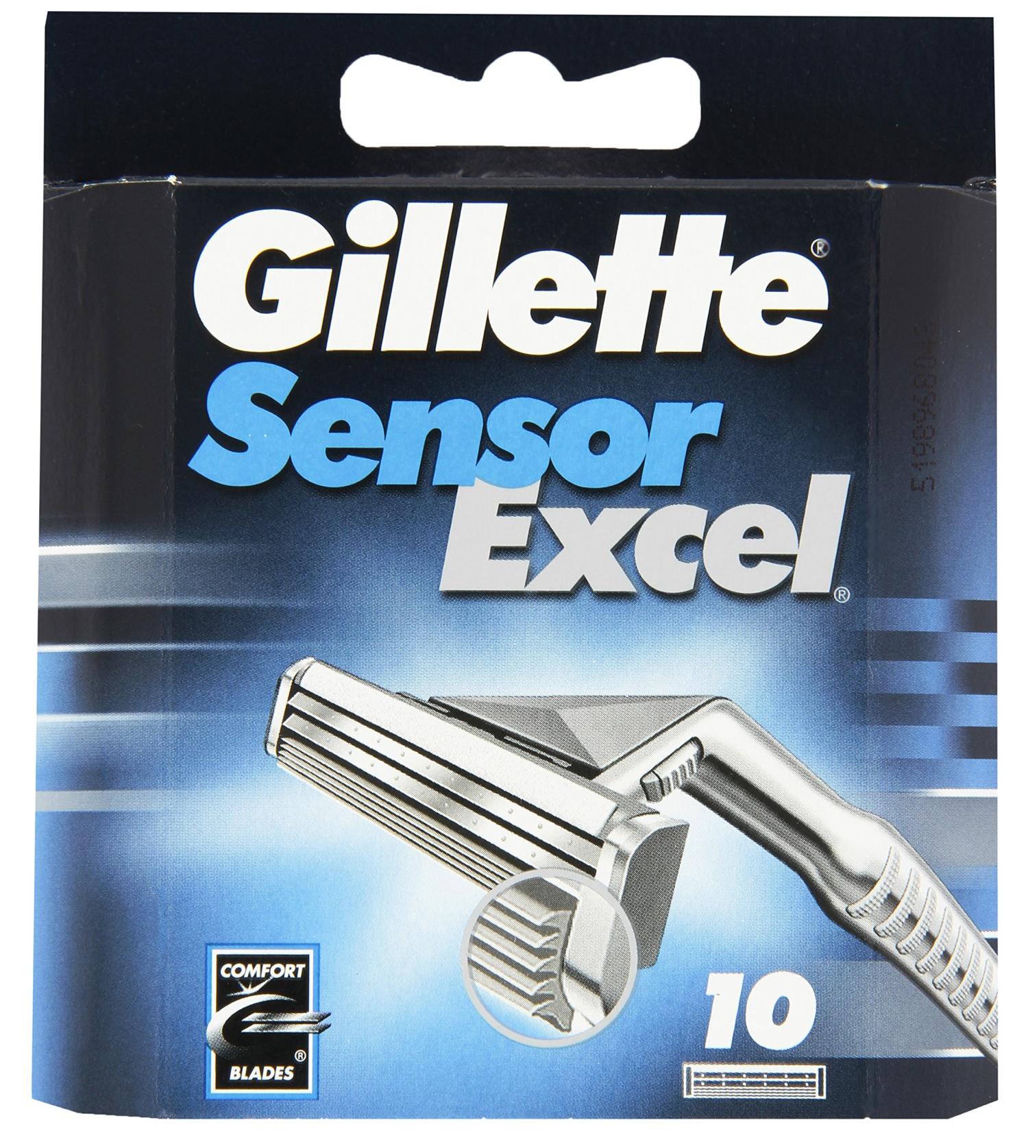 Buy Gillette Sensor Excel - 10 Pack Razors for a Smooth Shave | International Shipping Available - Buy Online on GoSupps.com