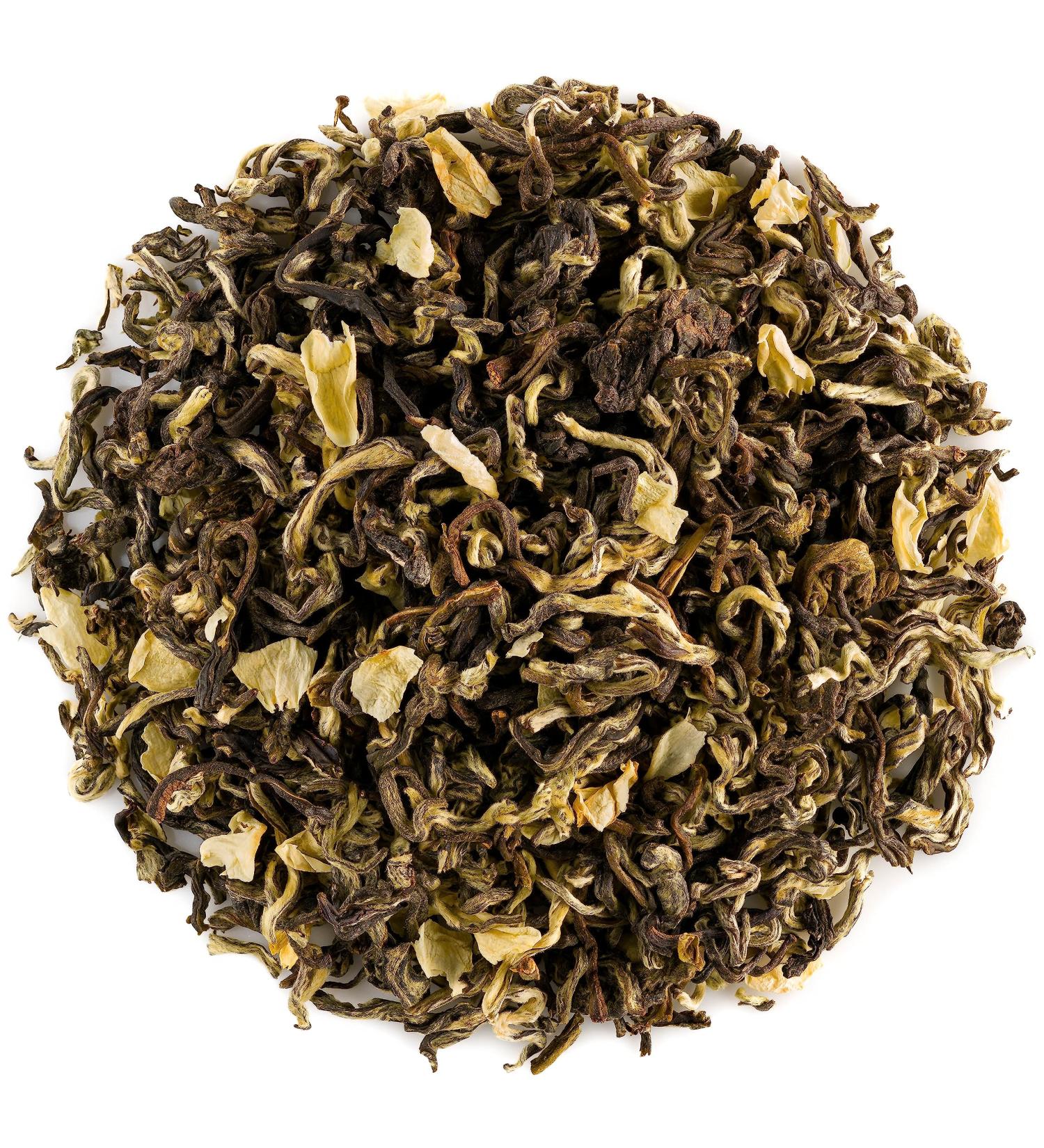 Organic Jasmine Tea with Buds - 75g | Authentic Jinghua Zhejiang Green Tea | Premium Jasmine Blossoms for a Refreshing Experience - Buy Online on GoSupps.com