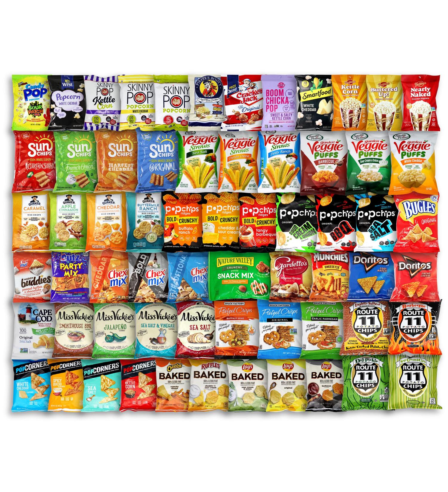 Niro Assortment Mix Chip Popcorn and Snack Mix Variety Pack - 35 Individual Packs - Buy Online on GoSupps.com