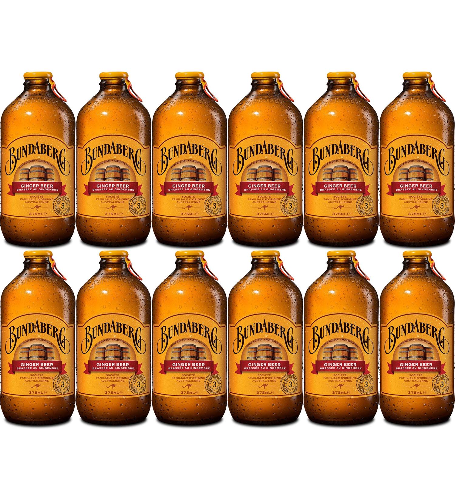 Buy Bundaberg Ginger Beer 330ml Pack of 12 - Authentic Australian Taste Worldwide Shipping - Buy Online on GoSupps.com