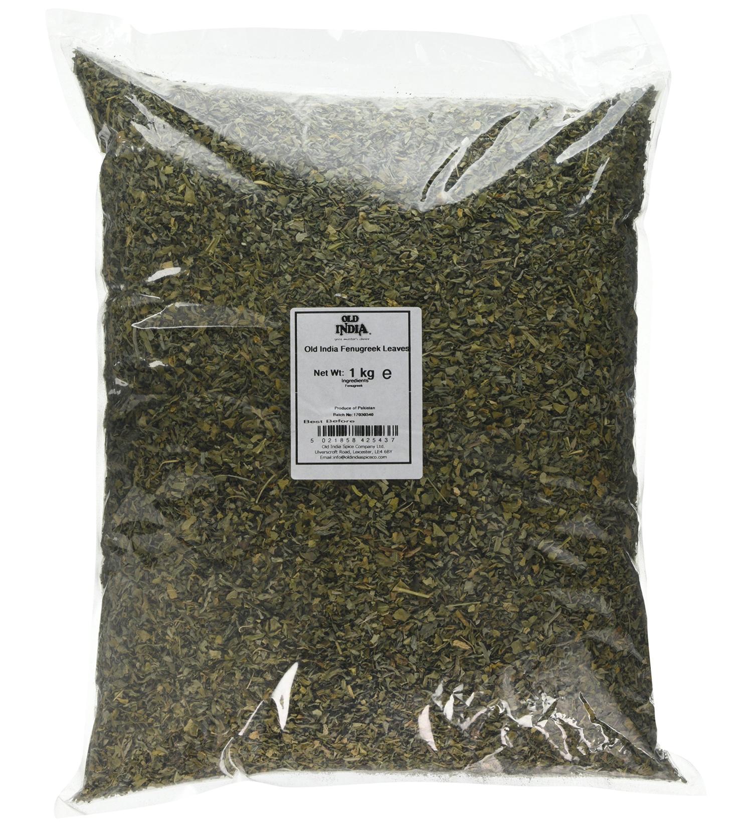 Old India Fenugreek Leaves 1 Kg - Premium Quality and Fresh | Pack of 1 - Buy Online on GoSupps.com