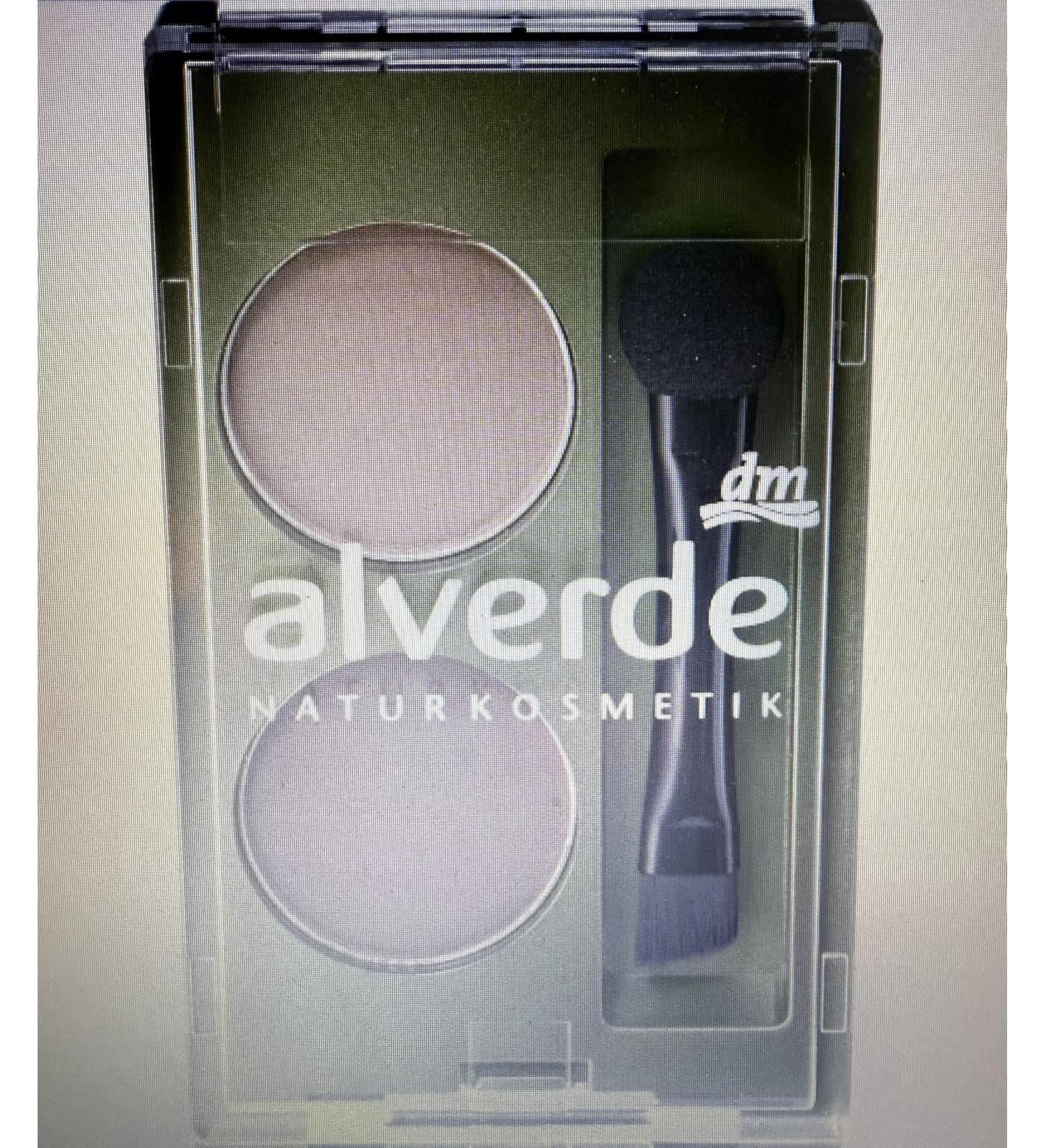 alverde NATURKOSMETIK Wenkbrauwpoeder Duo 02 Medium 16 g