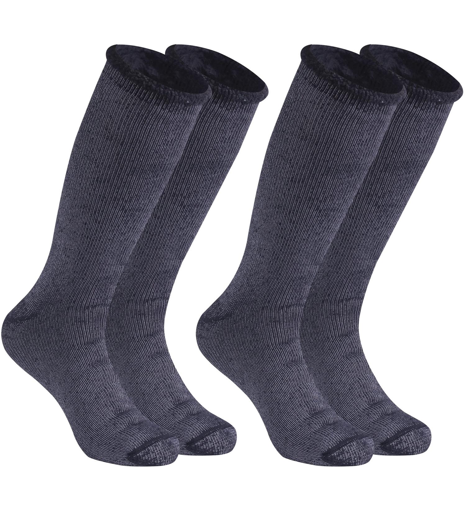 Time and River Thermal Socks - Unisex Soft Insulated Heat Socks for Winter Activities (Black)*2 | Medium Size - Buy Online on GoSupps.com