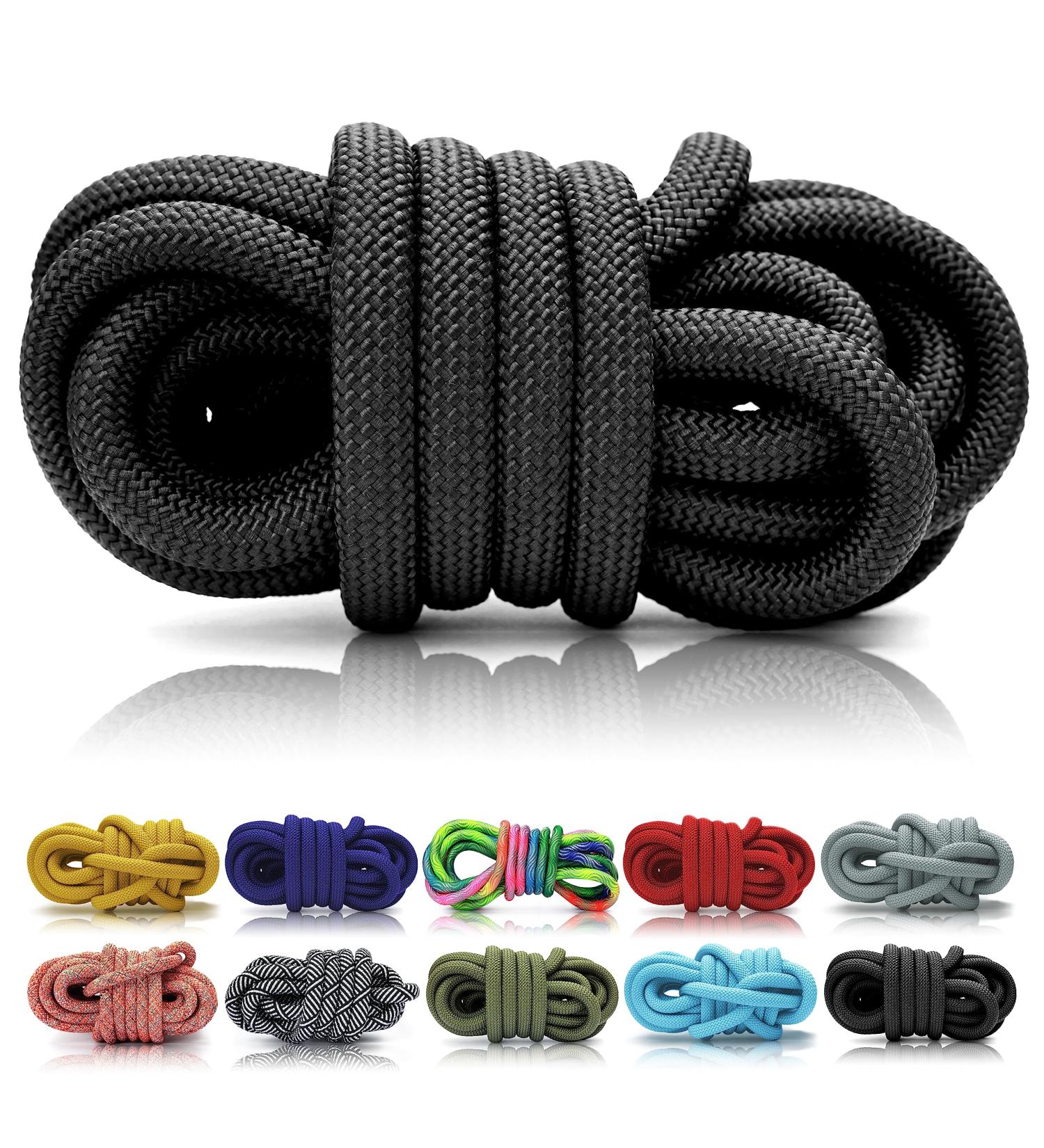 Ganzoo PPM Rope 5m - Durable 10mm Black Dog Leash Collar & Rigging | Polypropylene Multifilament Rope for International Shipping - Buy Online on GoSupps.com