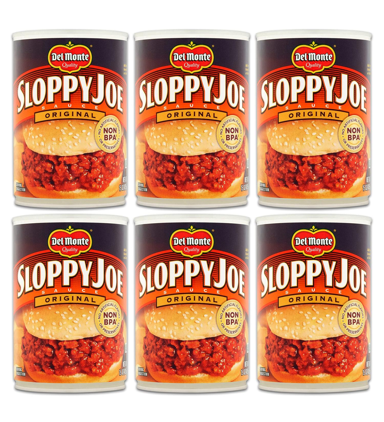 Del Monte Sloppy Joe Sauce Original 15 Oz - Pack of 6 - Buy Online on GoSupps.com