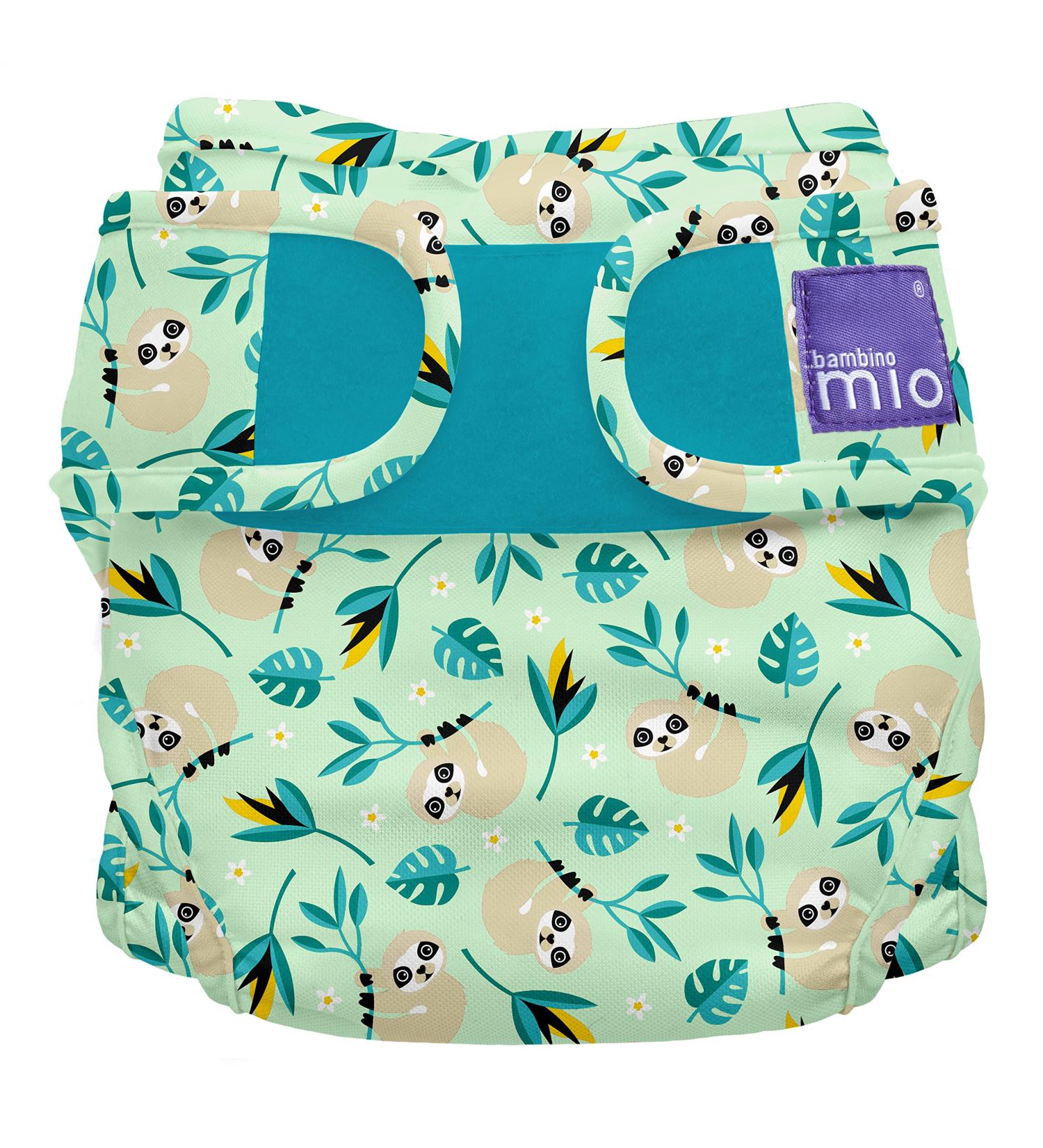 Bambino Mio Mioduo Cloth Diaper Cover - Rocking Sloth Size 1 ( 9Kg) | Eco-Friendly International Shipping - Buy Online on GoSupps.com