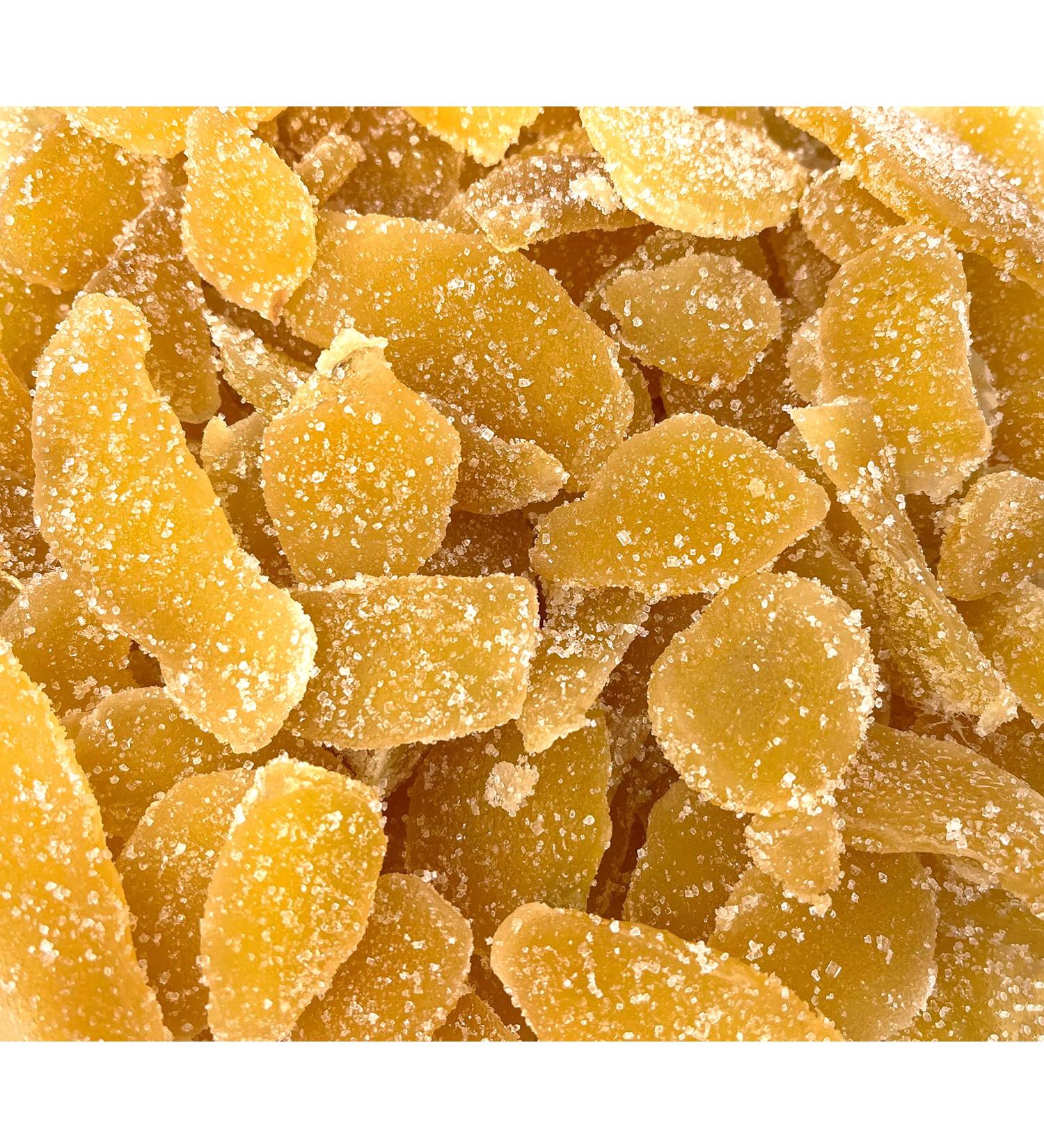 iLike! Crystallized Ginger Slices Candy - NON-GMO - 2 Pound Bag - Buy Online on GoSupps.com