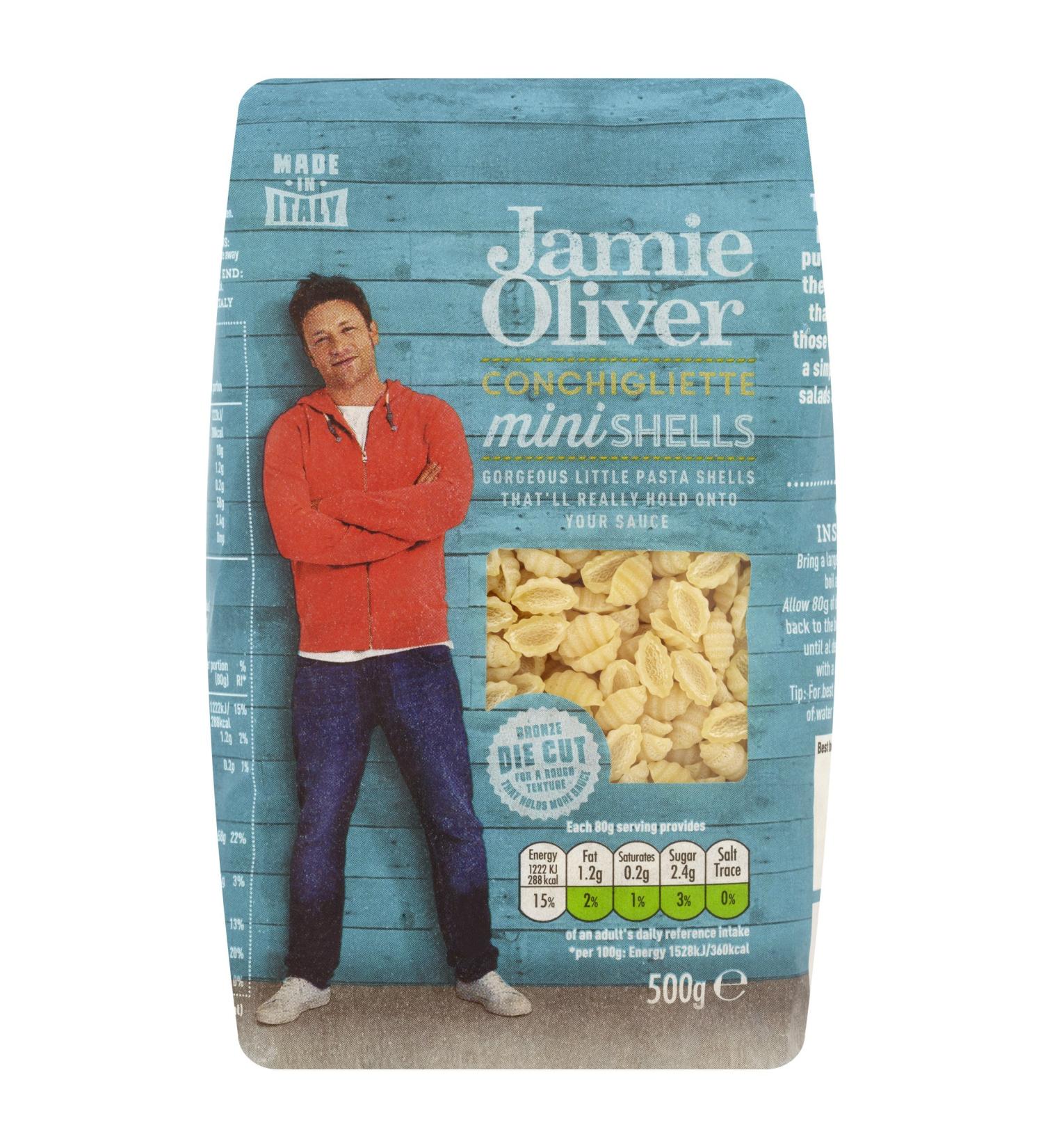 Jamie Oliver Conchigliette Mini Shells 500g - Authentic Italian Pasta for Delicious Meals - Buy Online on GoSupps.com