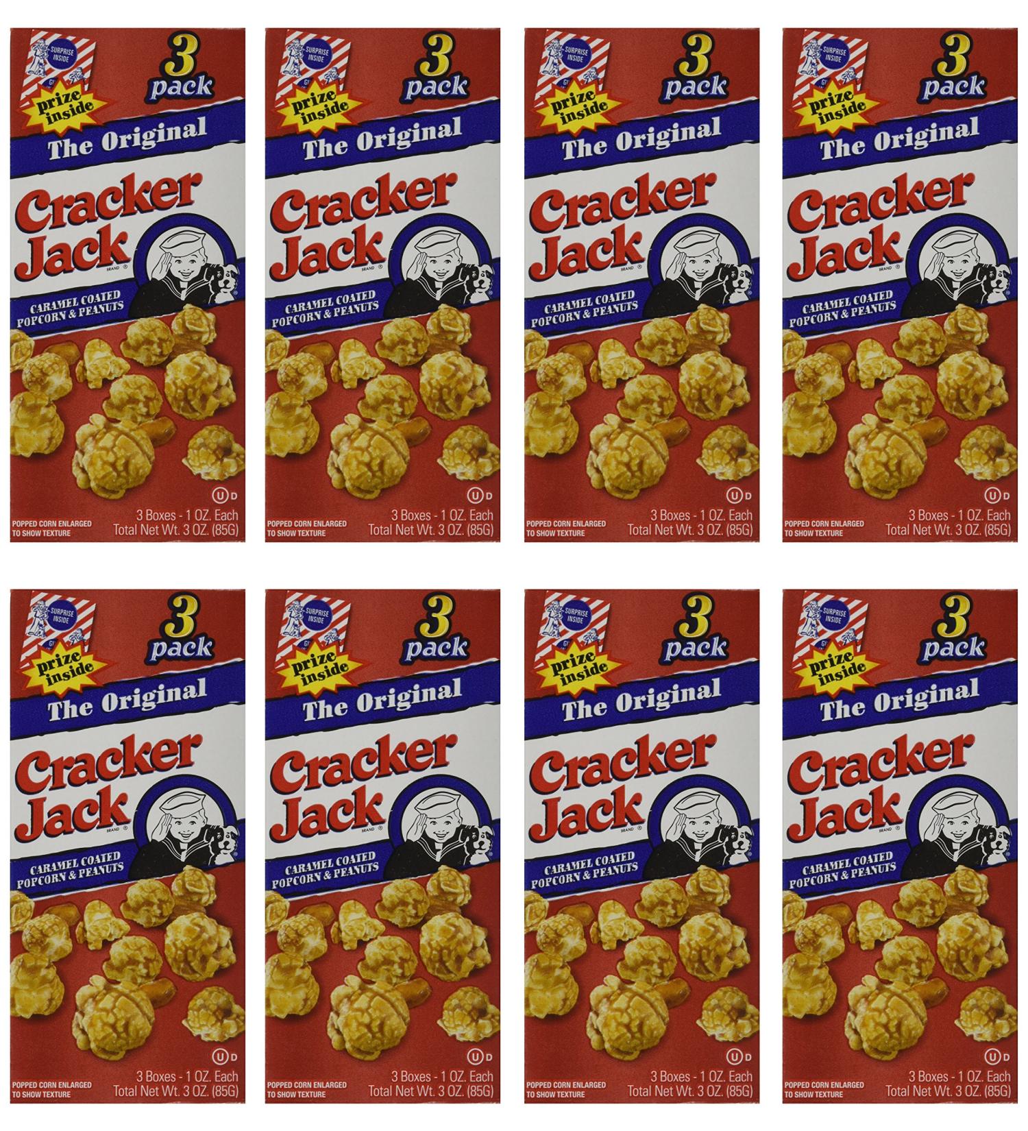 Cracker Jacks 1oz (Pack of 24) - Classic Sweet & Salty Snack Mix - Buy Online on GoSupps.com