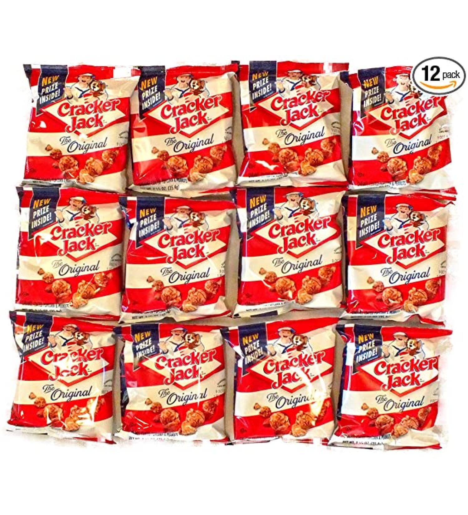 Cracker Jacks Fun Snack Pack bundle - 1.25 oz. bags (12 Count)