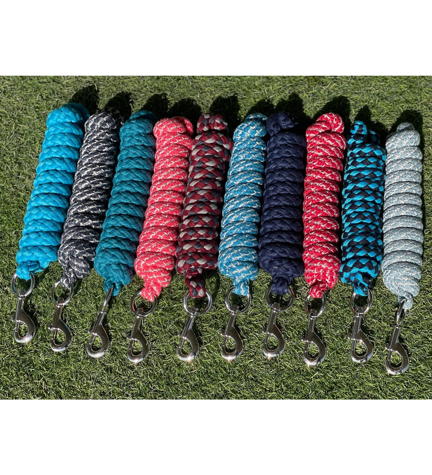 Horse Lead Rope in Navy/White - High-Quality and Durable - Buy Online on GoSupps.com