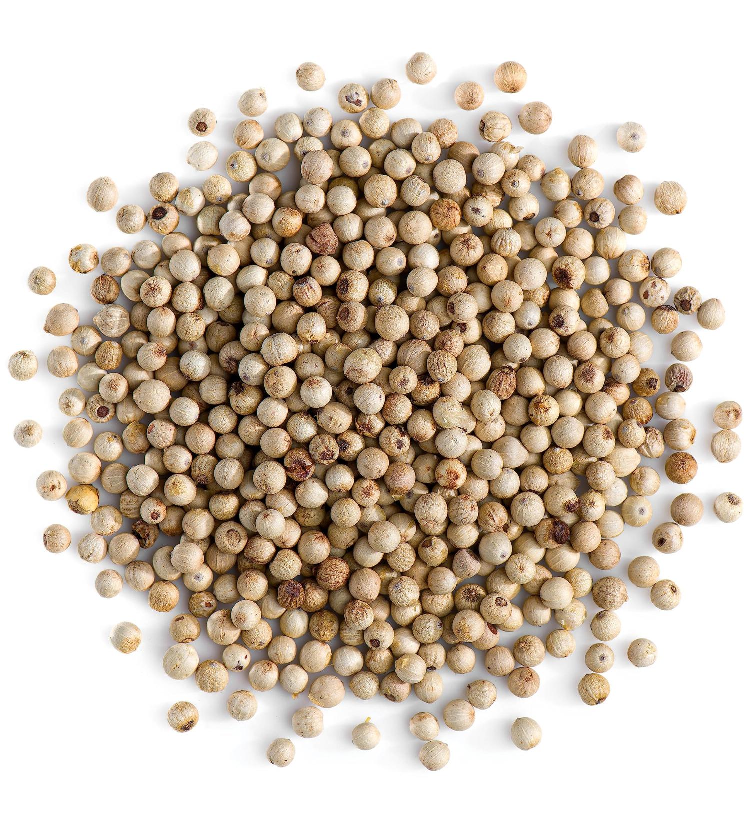 White Peppercorns Whole 100g - Premium White Peppercorn Spice - Buy Online on GoSupps.com